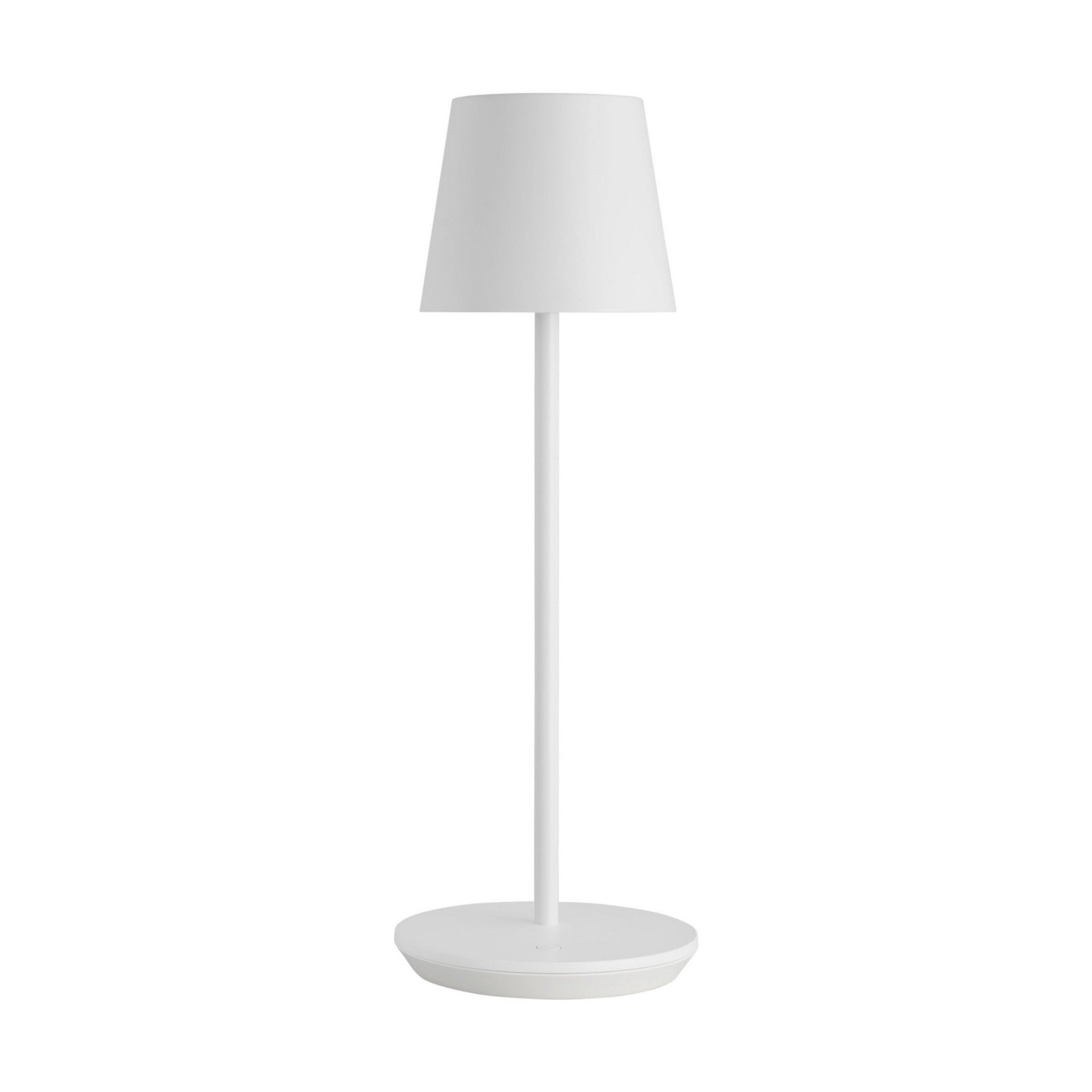 Nevis Accent Rechargeable Table Lamp, Matte White Finish - Bees Lighting