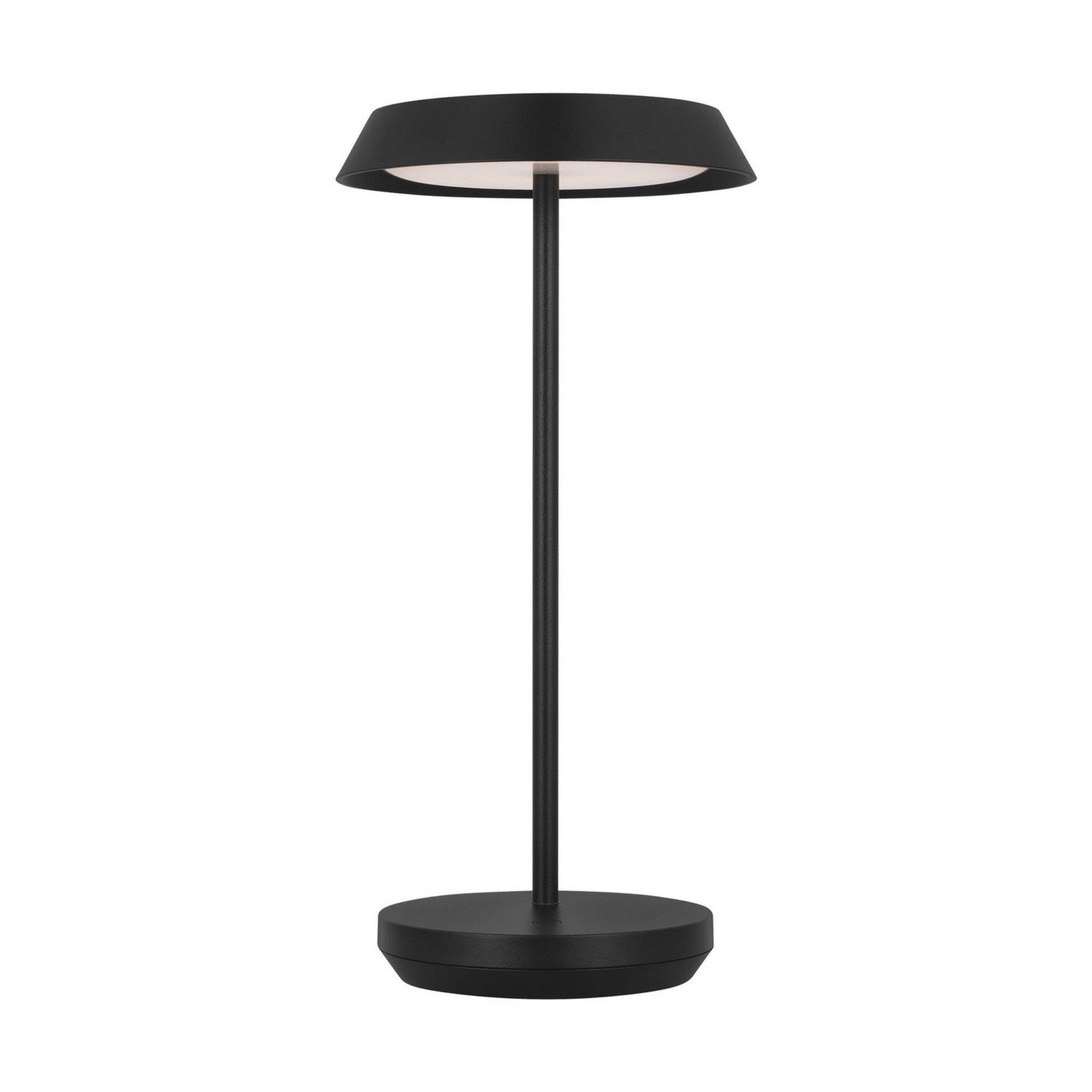Tepa Accent Rechargeable Table Lamp, 120-240V, Black Finish - Bees Lighting