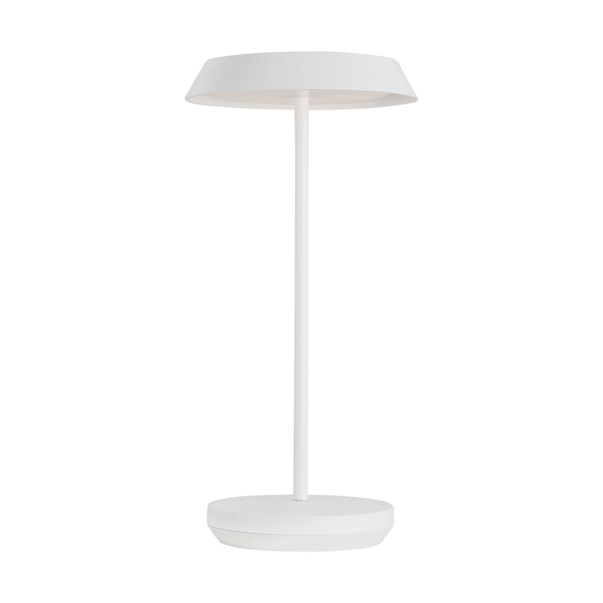 Tepa Accent Rechargeable Table Lamp, 120-240V, Matte White Finish - Bees Lighting
