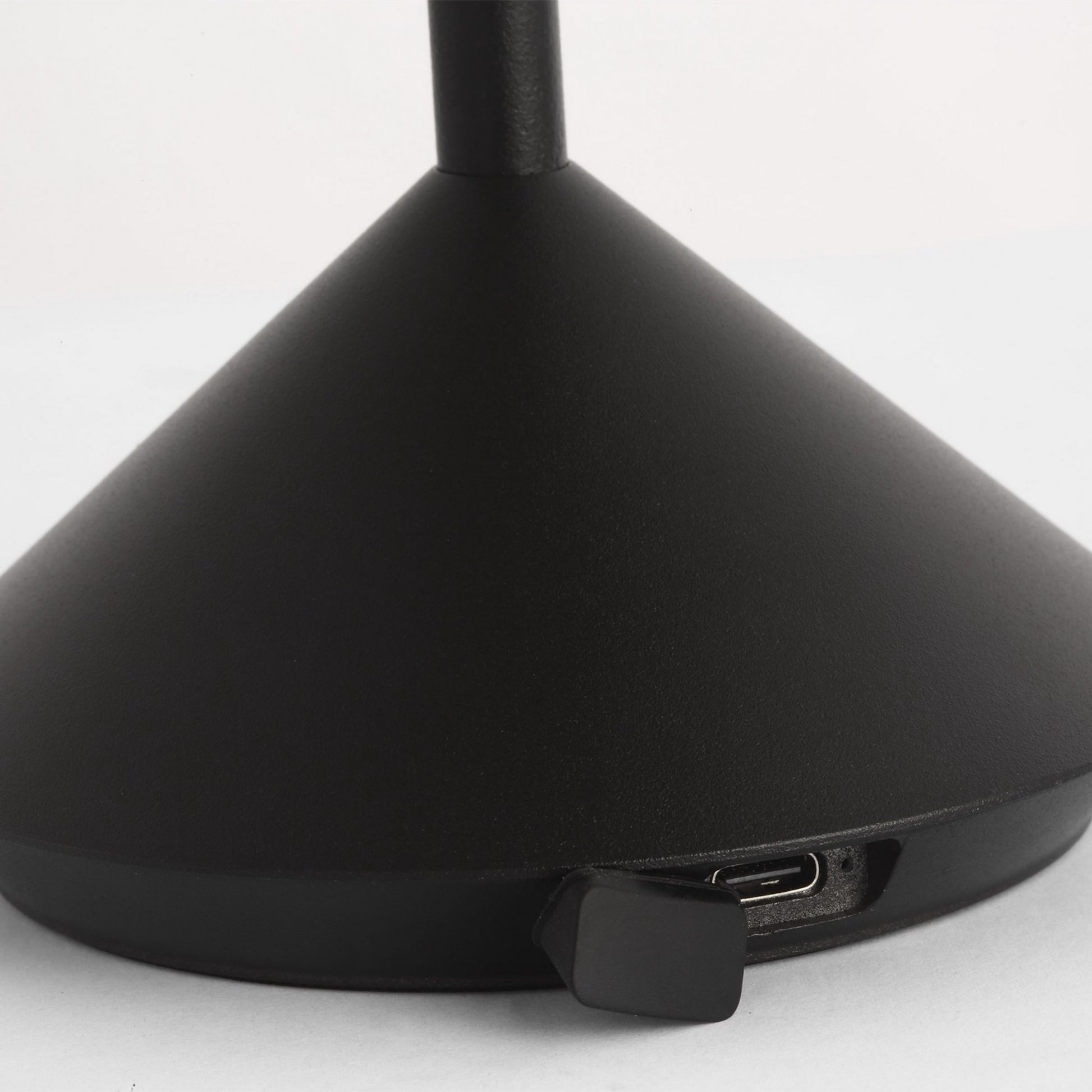 Moneta Accent Rechargeable Table Lamp, Black Finish - Bees Lighting