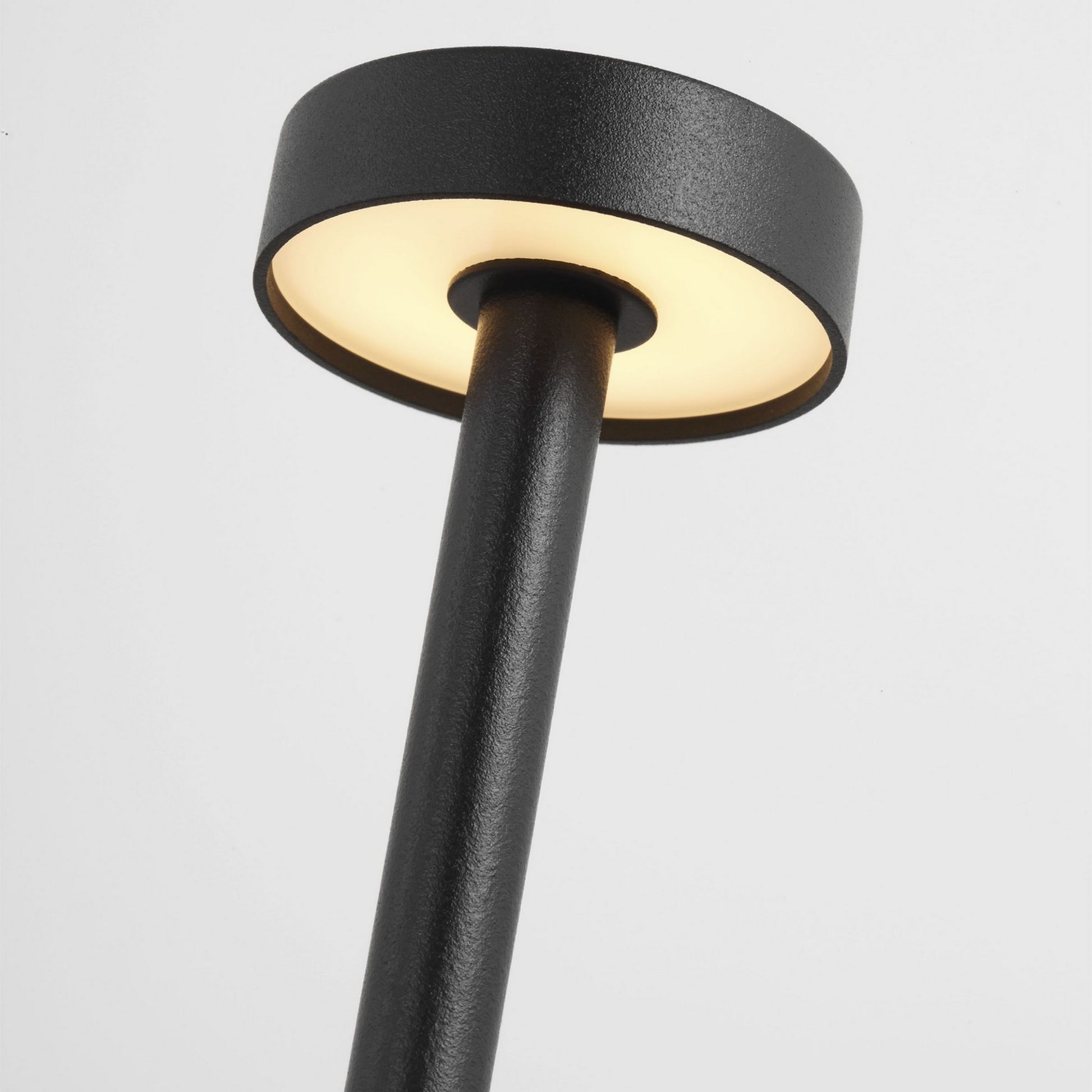 Moneta Accent Rechargeable Table Lamp, Black Finish - Bees Lighting
