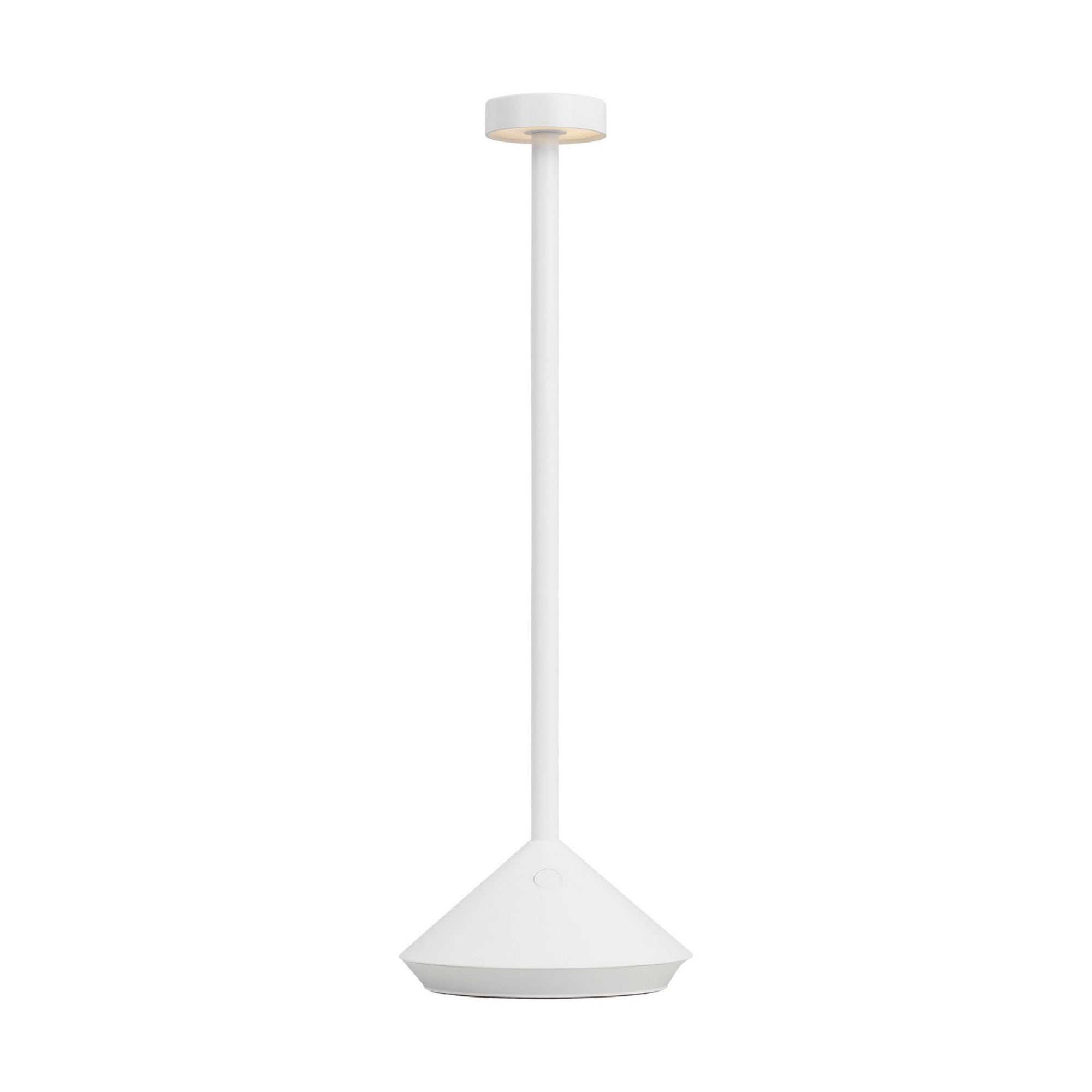 Moneta Accent Rechargeable Table Lamp, Matte White Finish - Bees Lighting