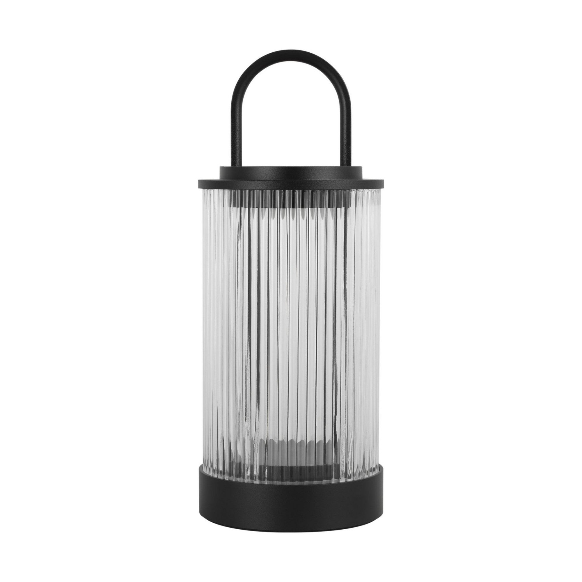 Tawa Accent Rechargeable Table Lamp, 120-240V, Black Finish - Bees Lighting