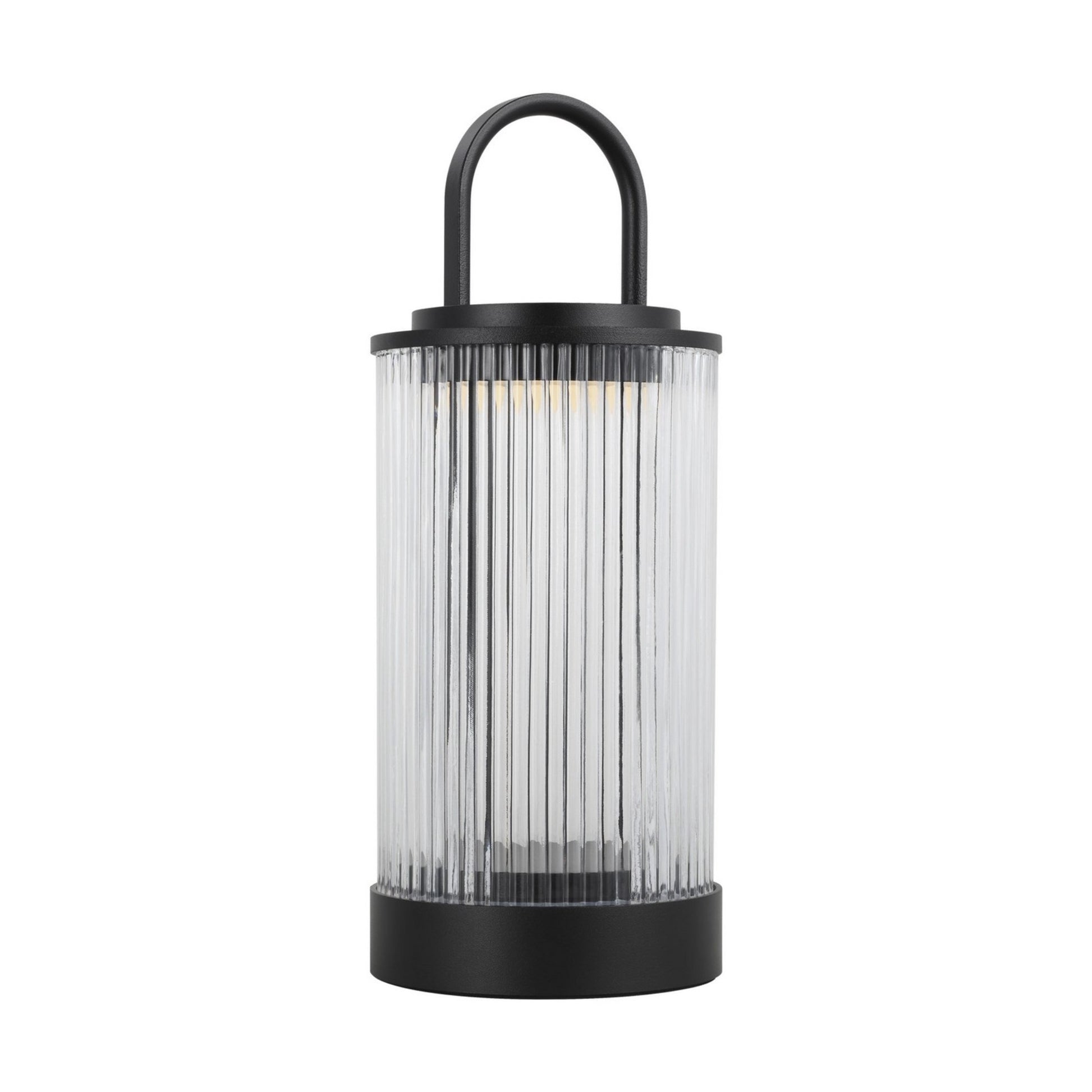 Tawa Accent Rechargeable Table Lamp, 120-240V, Black Finish - Bees Lighting