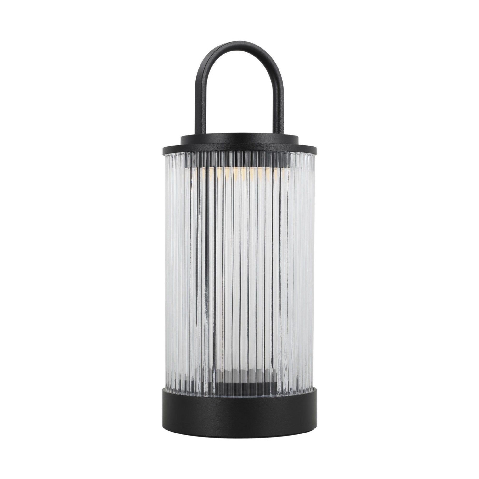 Tawa Accent Rechargeable Table Lamp, 120-240V, Black Finish - Bees Lighting