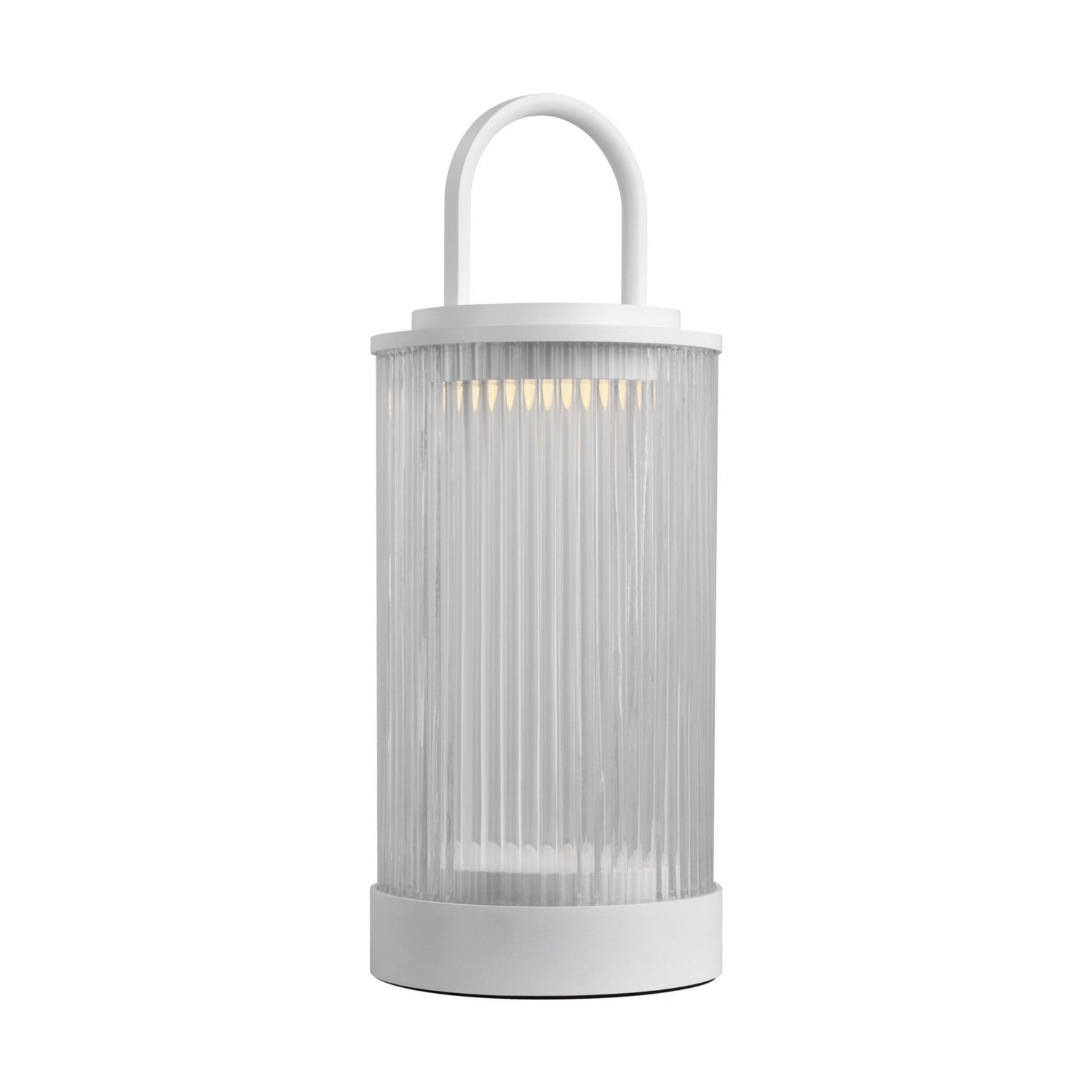 Tawa Accent Rechargeable Table Lamp, 120-240V, Matte White Finish - Bees Lighting