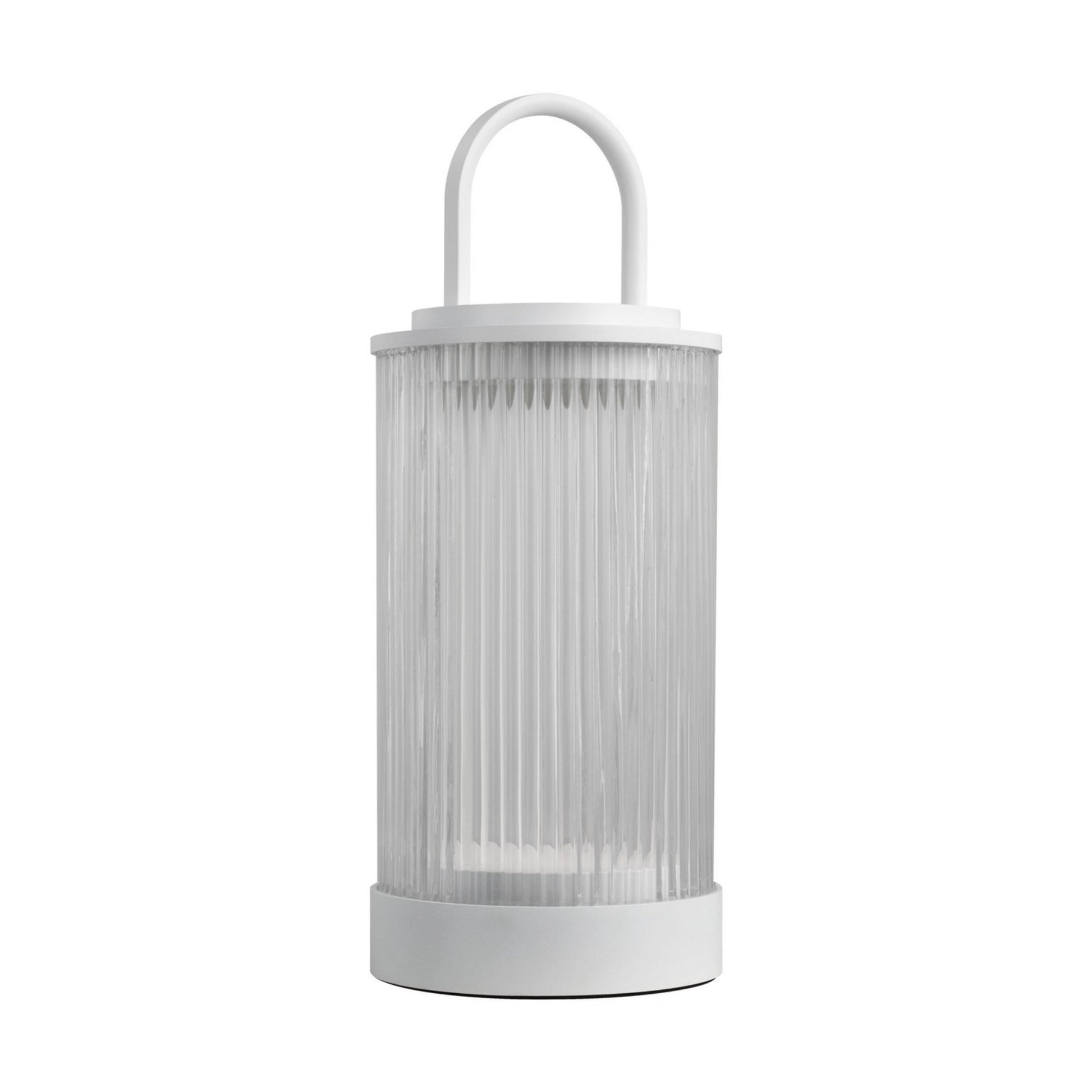 Tawa Accent Rechargeable Table Lamp, 120-240V, Matte White Finish - Bees Lighting