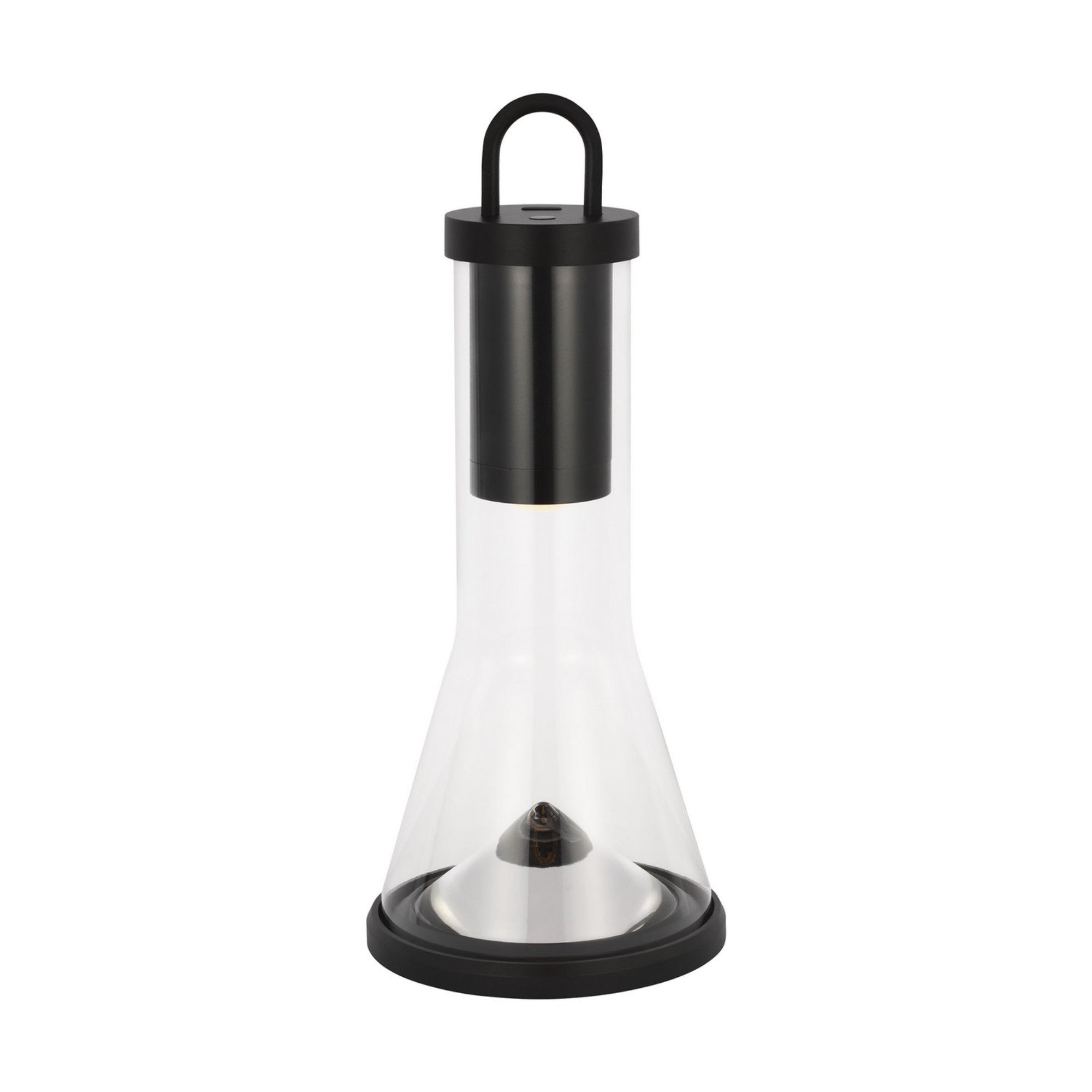 Kandella LED Accent Rechargeable Table Lamp, 120-240V, Black Finish - Bees Lighting