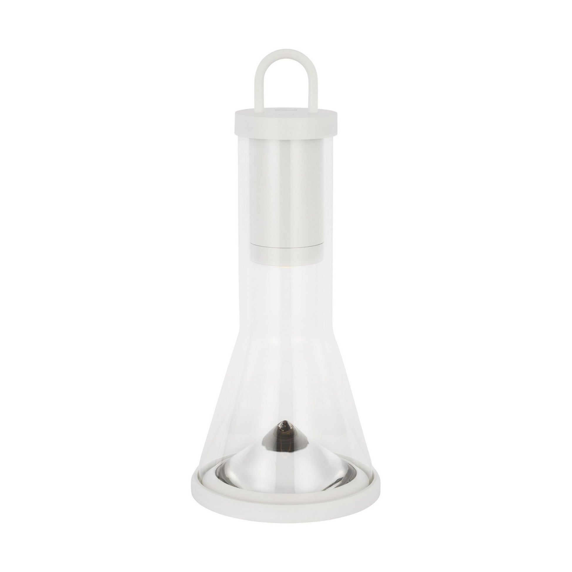 Kandella LED Accent Rechargeable Table Lamp, 120-240V, Matte White Finish - Bees Lighting
