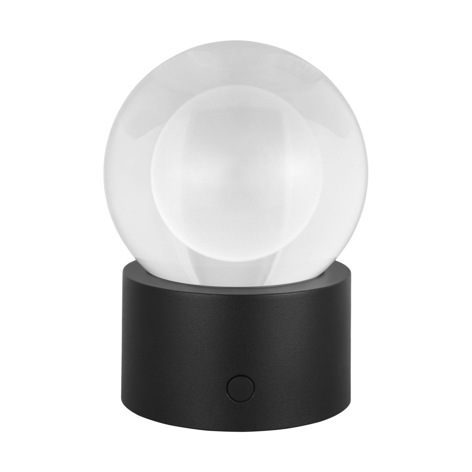 Mina Accent Rechargeable Table Lamp, Black Finish - Bees Lighting