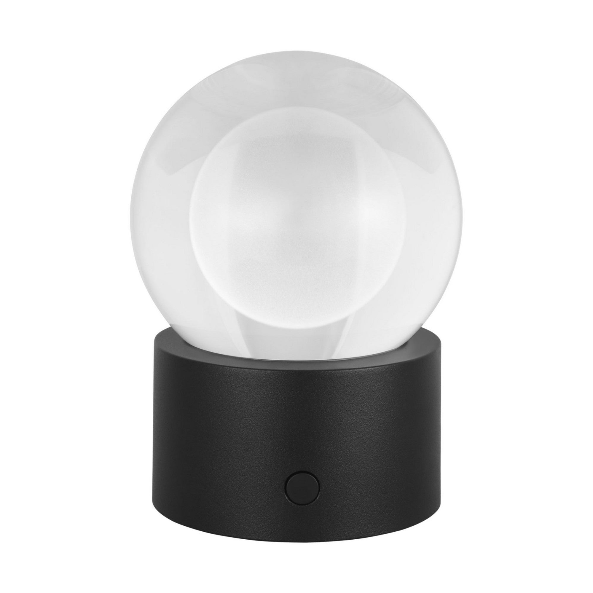 Mina Accent Rechargeable Table Lamp, Black Finish - Bees Lighting