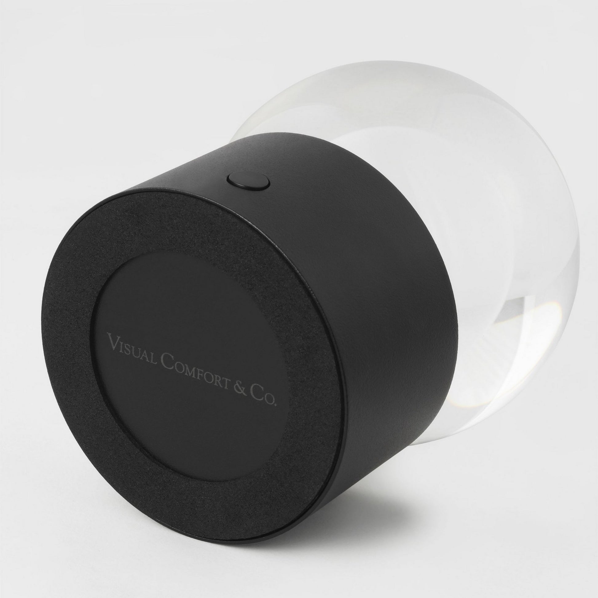Mina Accent Rechargeable Table Lamp, Black Finish - Bees Lighting