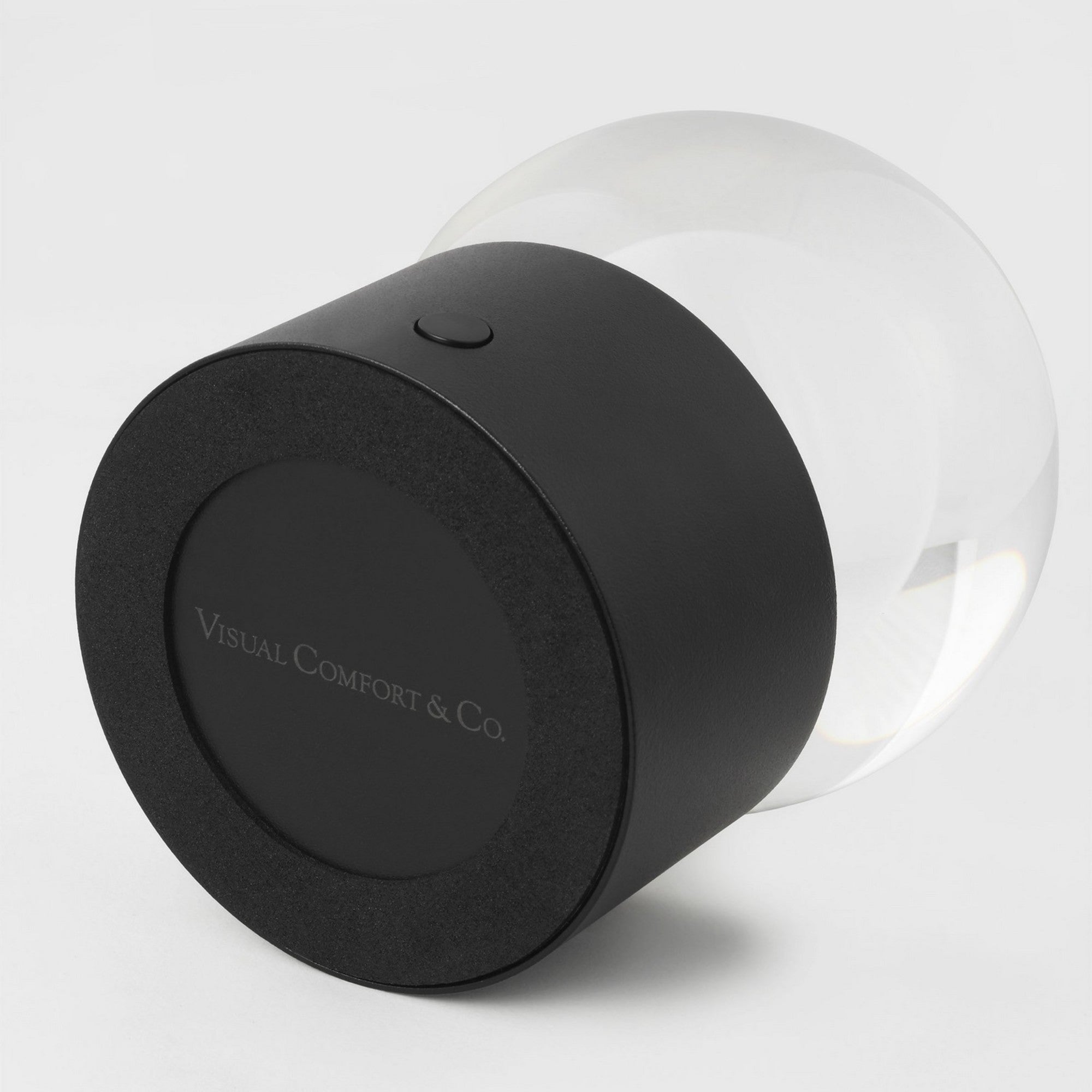 Mina Accent Rechargeable Table Lamp, Black Finish - Bees Lighting