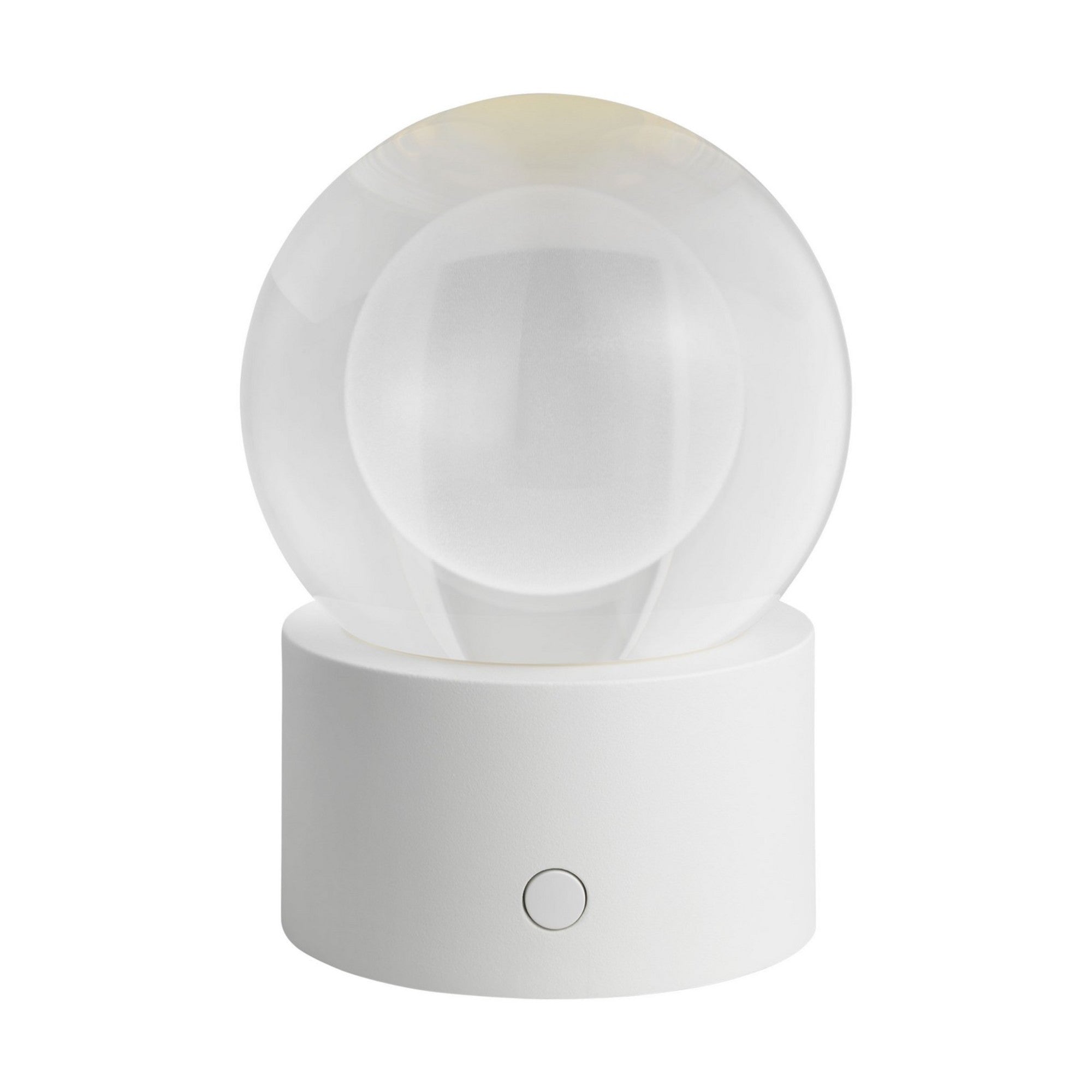 Mina Accent Rechargeable Table Lamp, Matte White Finish - Bees Lighting