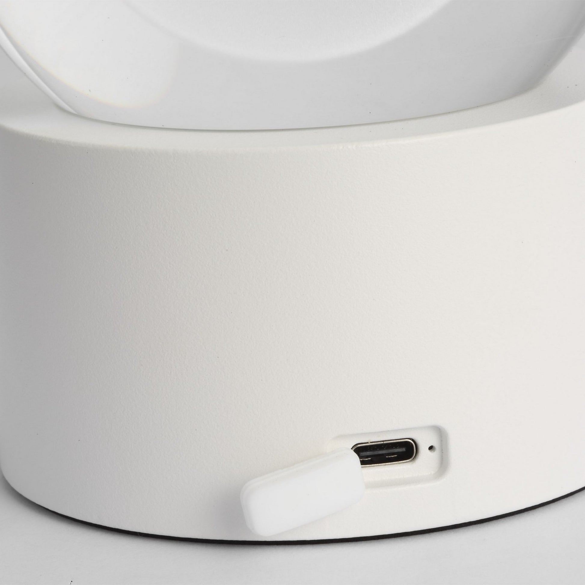 Mina Accent Rechargeable Table Lamp, Matte White Finish - Bees Lighting