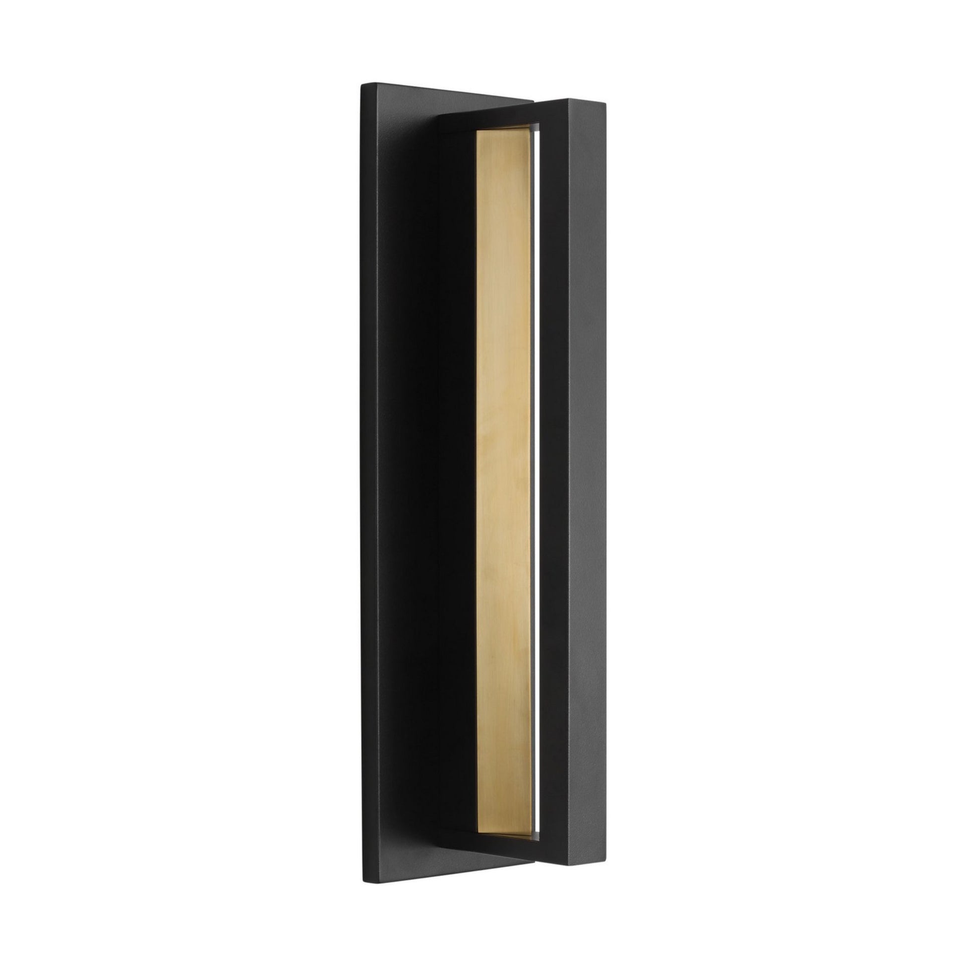 Anton 15" Medium Wall Sconce, 120-277V, Black Finish - Bees Lighting