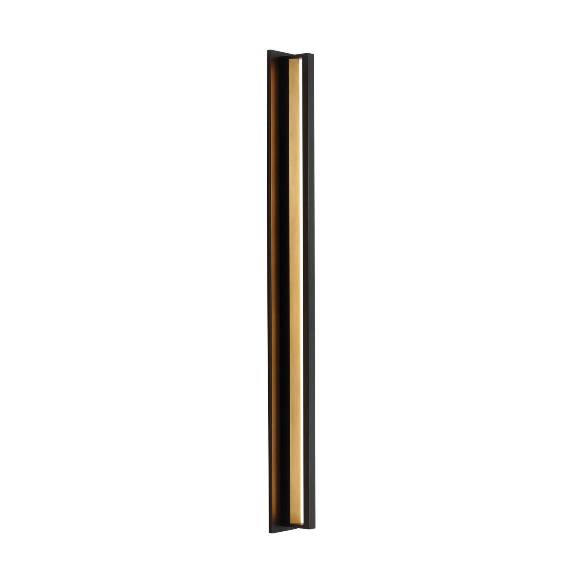Anton 48" Grand Wall Sconce, 120-277V, Black Finish - Bees Lighting