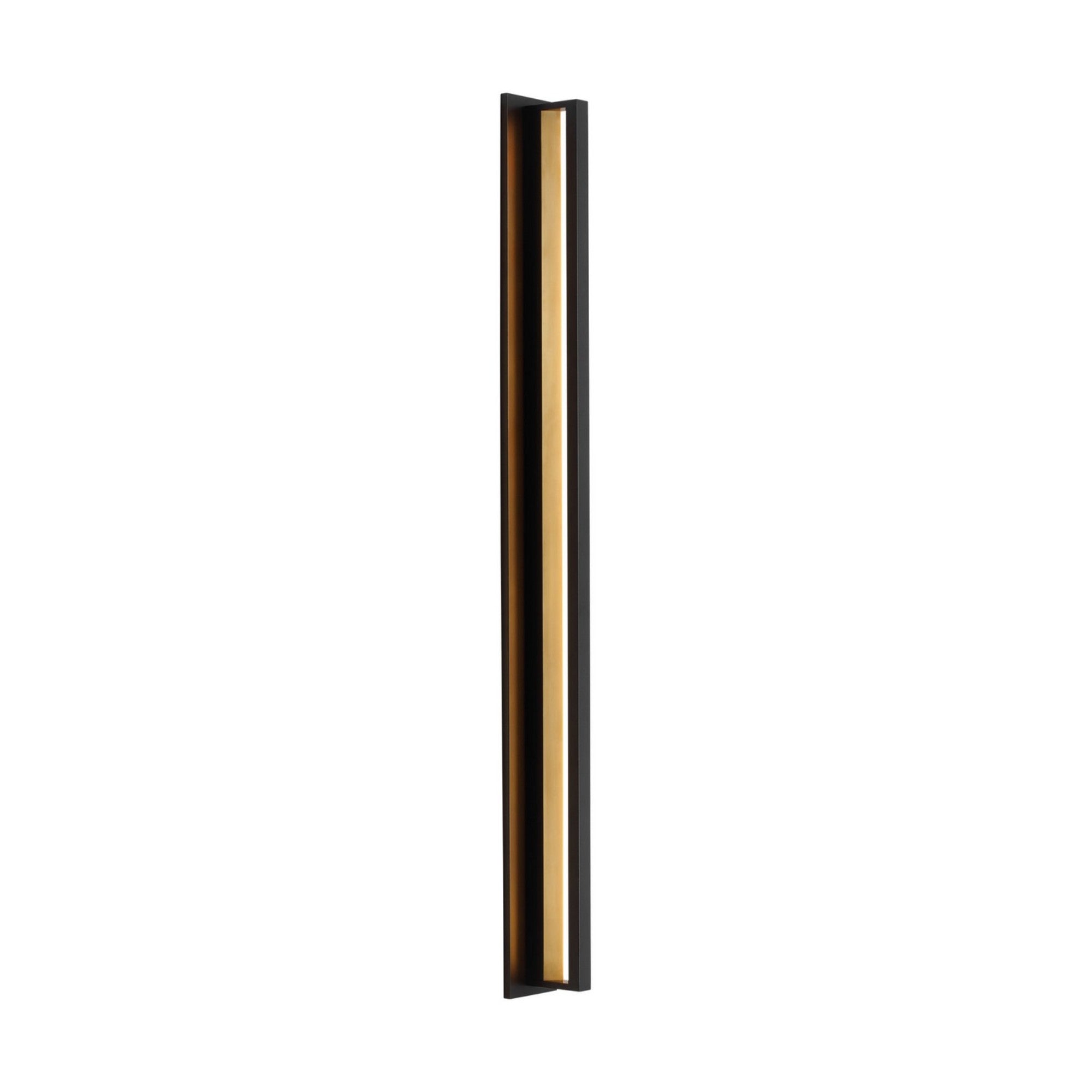 Anton 48" Grand Wall Sconce, 120-277V, Black Finish - Bees Lighting