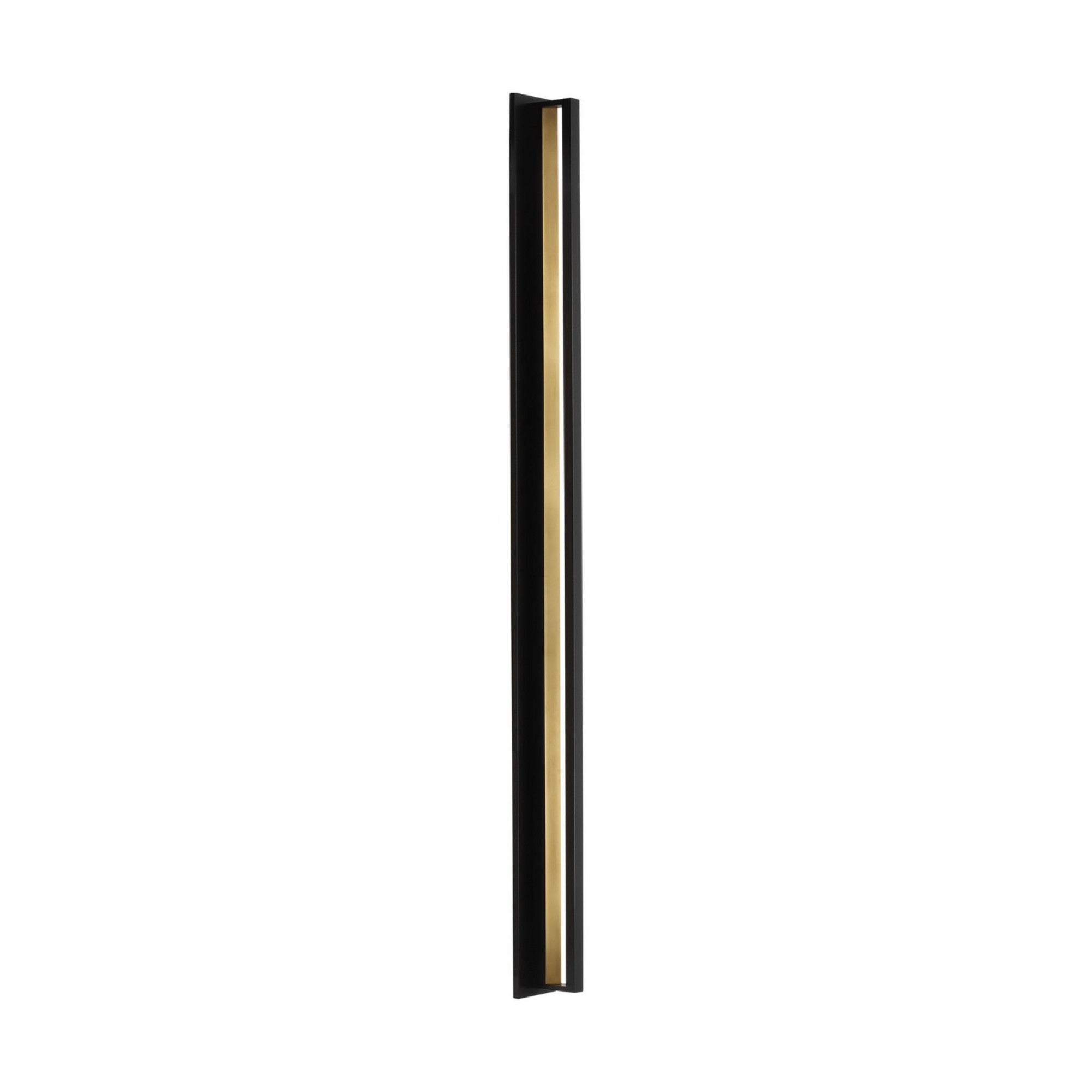 Anton 60" X-Grand Wall Sconce, 120-277V, Black Finish - Bees Lighting