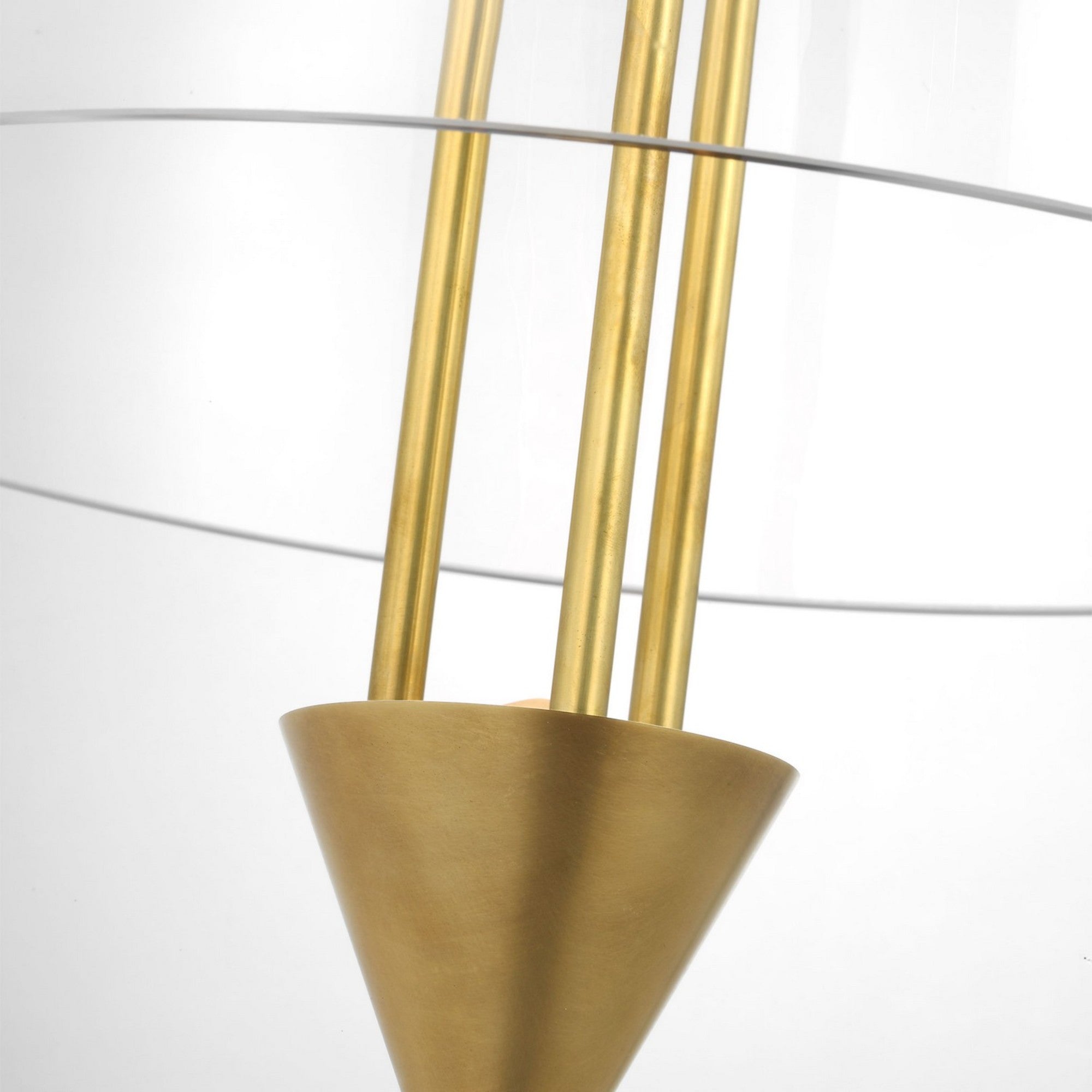 Cathedral 15" Large Pendant, 120-277V, Natural Brass Finish - Bees Lighting