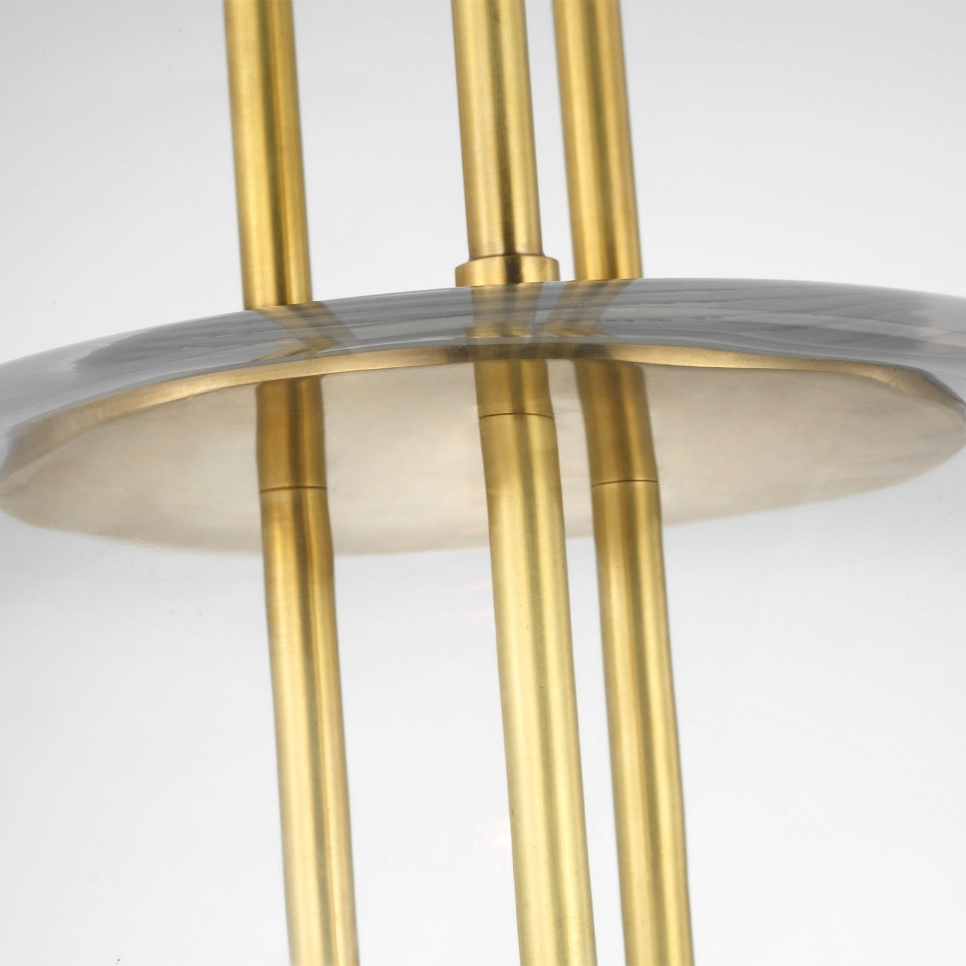 Cathedral 15" Large Pendant, 120-277V, Natural Brass Finish - Bees Lighting