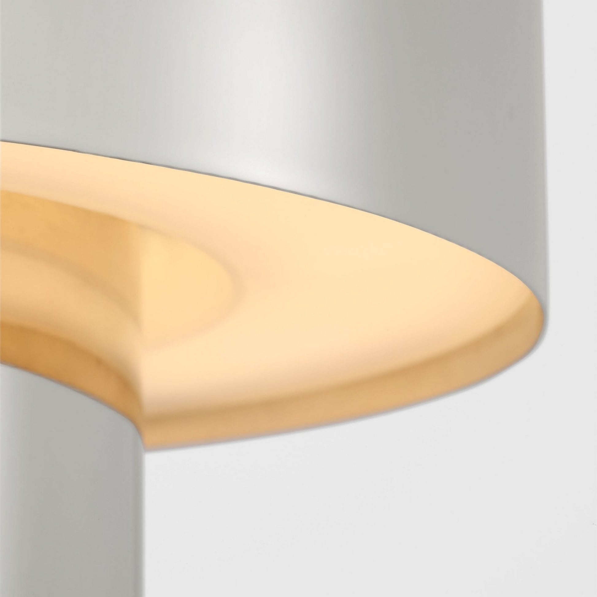 Kennett LED Small Table Lamp, 120-240V, Polished Nickel Finish - Bees Lighting