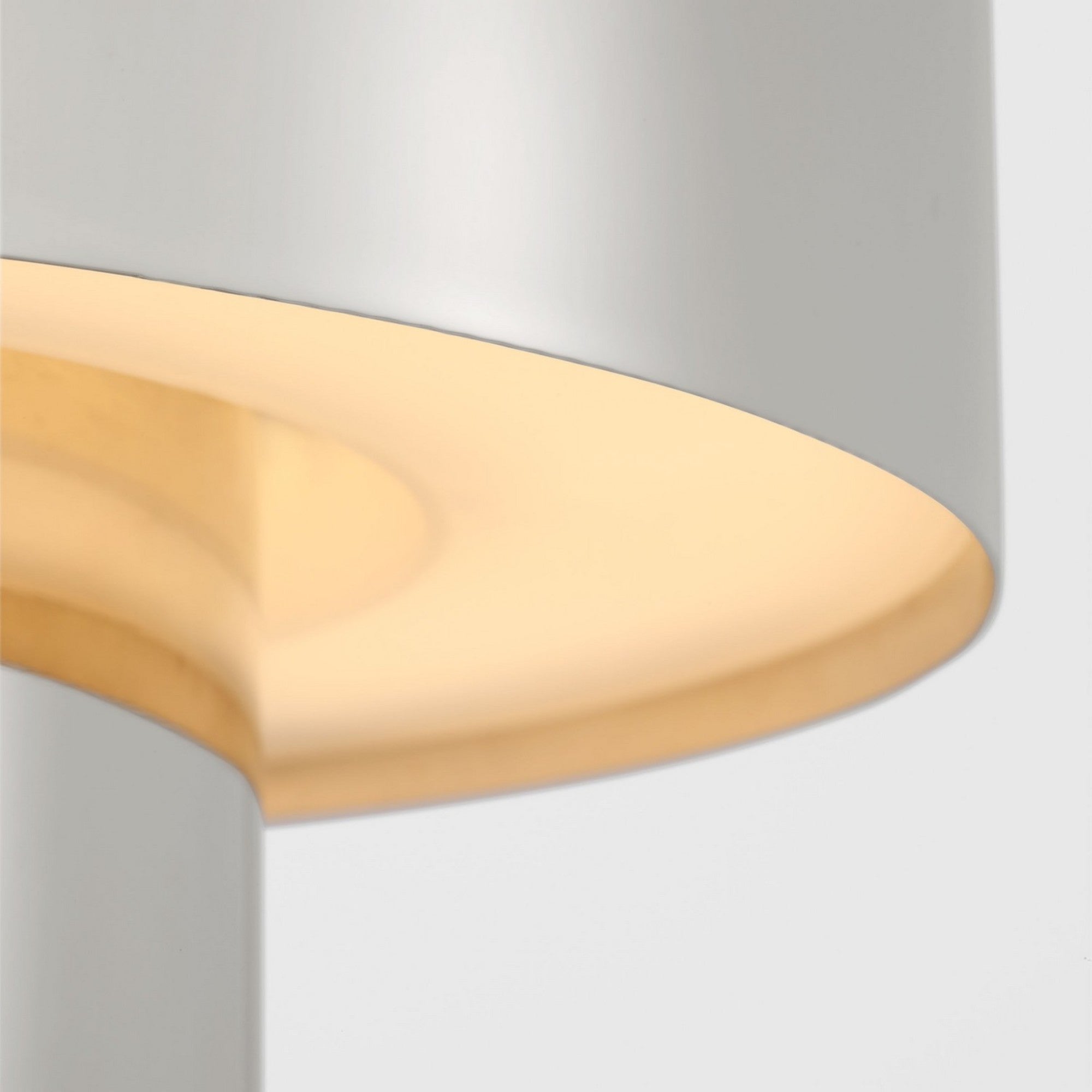 Kennett LED Small Table Lamp, 120-240V, Polished Nickel Finish - Bees Lighting