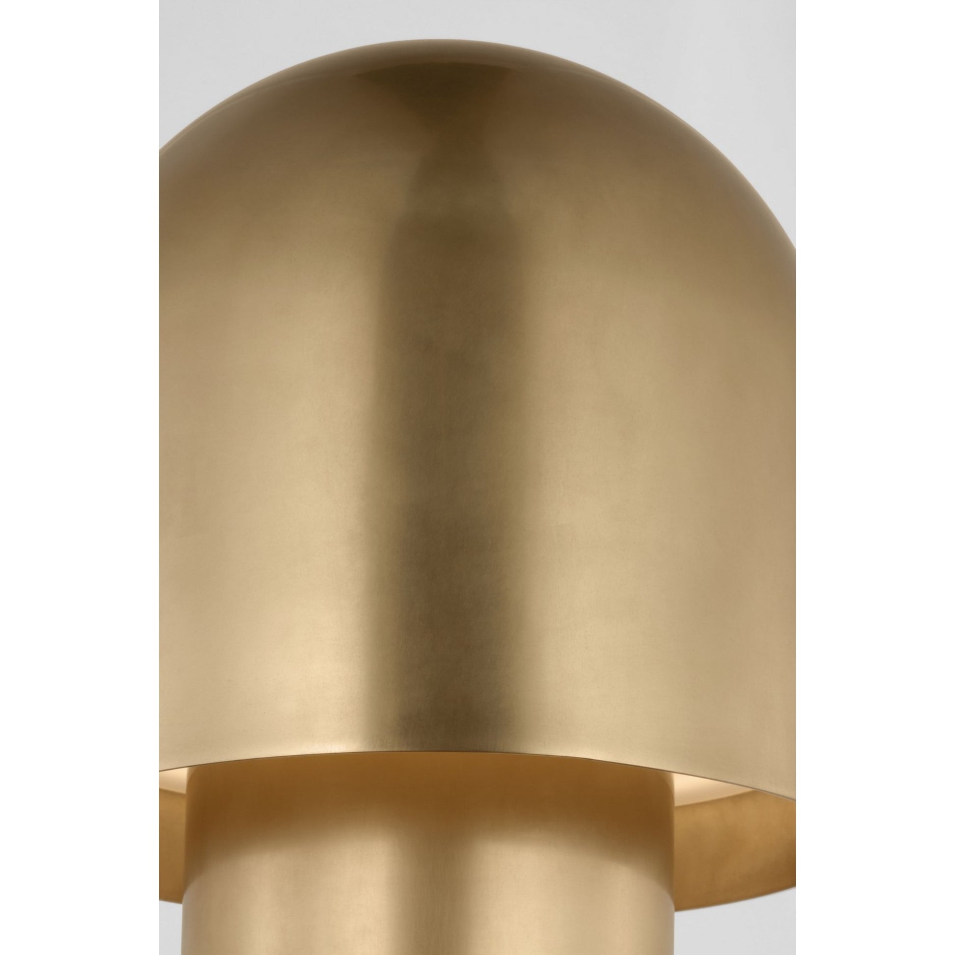 Kennett LED Small Table Lamp, 120-240V, Natural Brass Finish - Bees Lighting