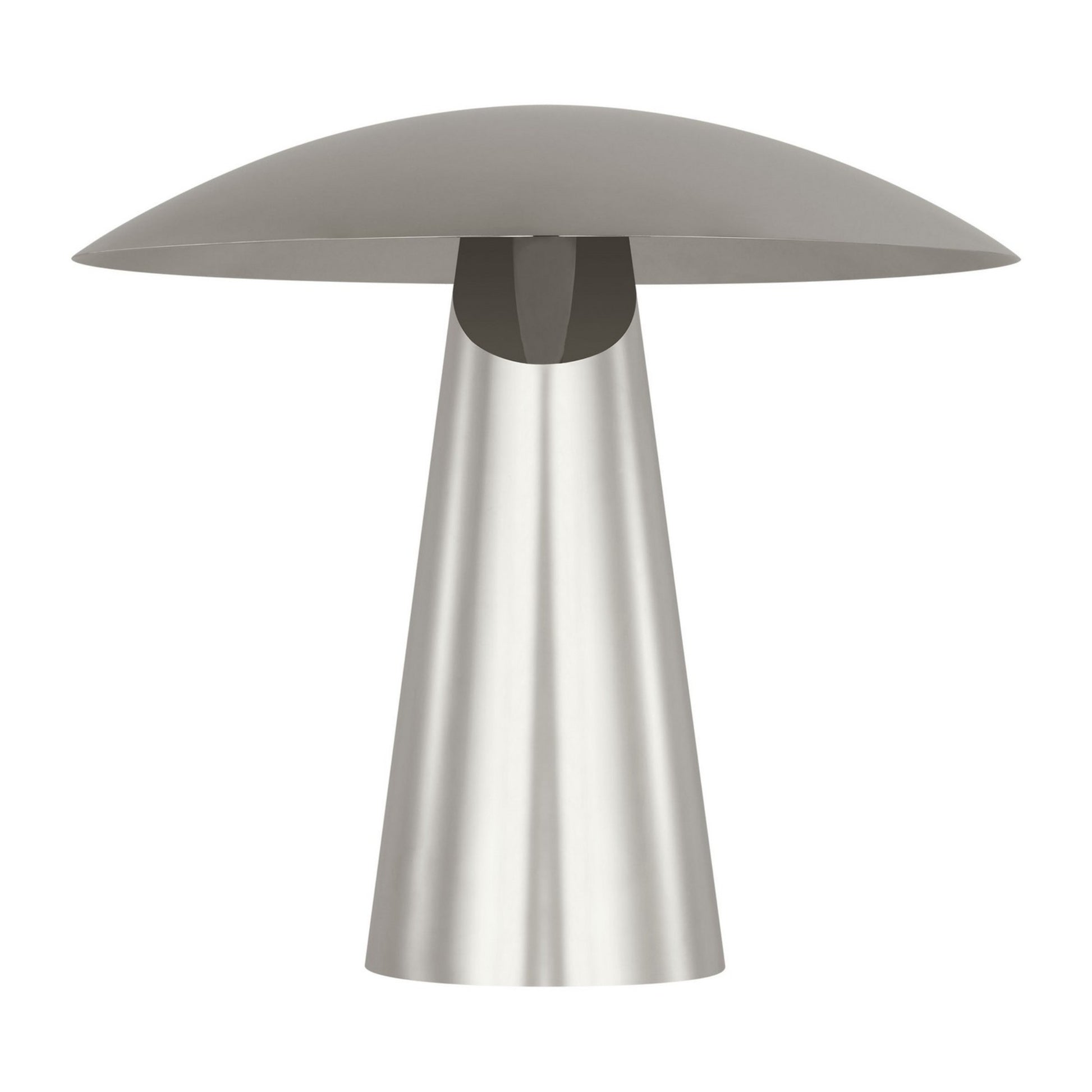 Aegis Medium Table Lamp, 120-240V, Polished Nickel Finish - Bees Lighting