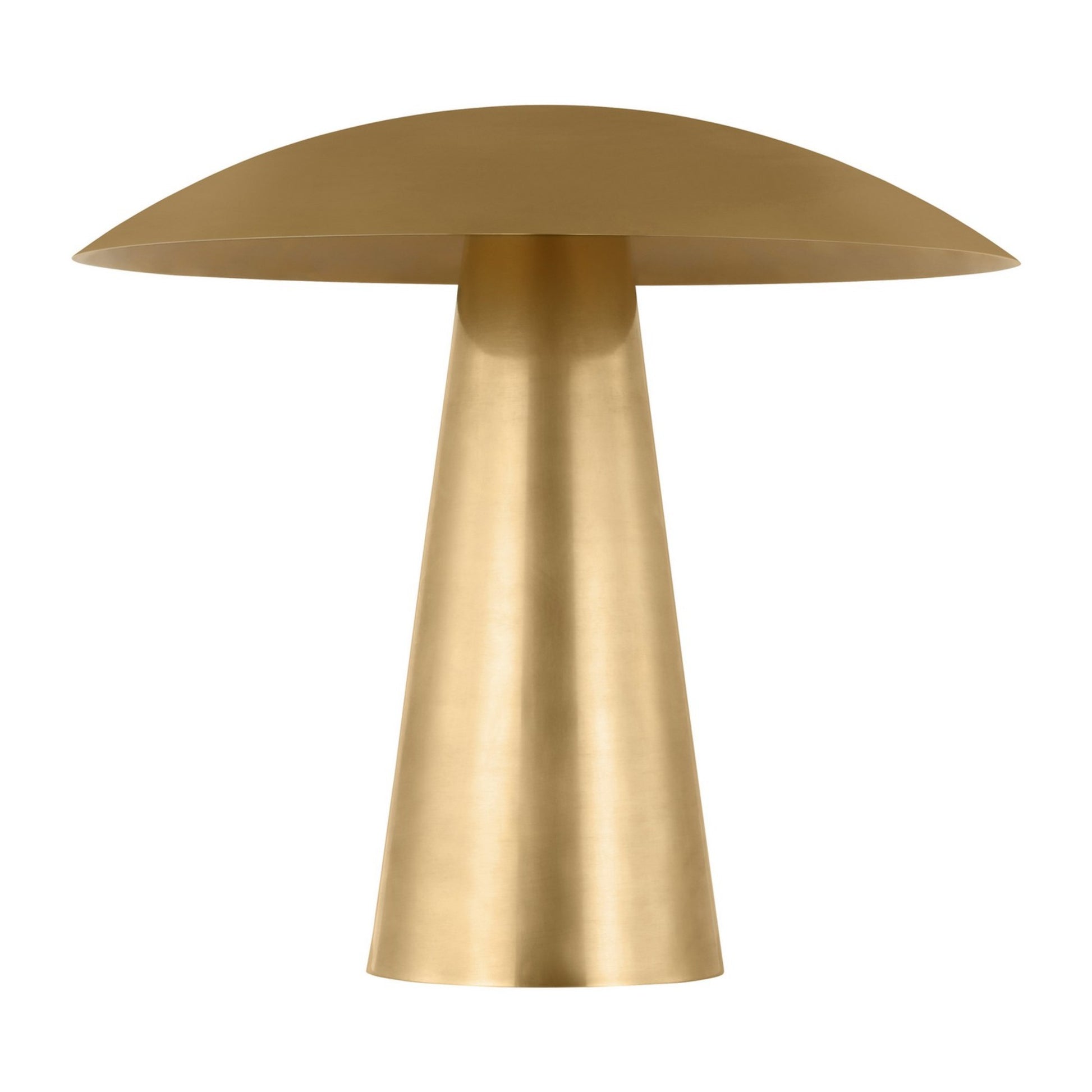 Aegis Medium Table Lamp, 120-240V, Natural Brass Finish - Bees Lighting