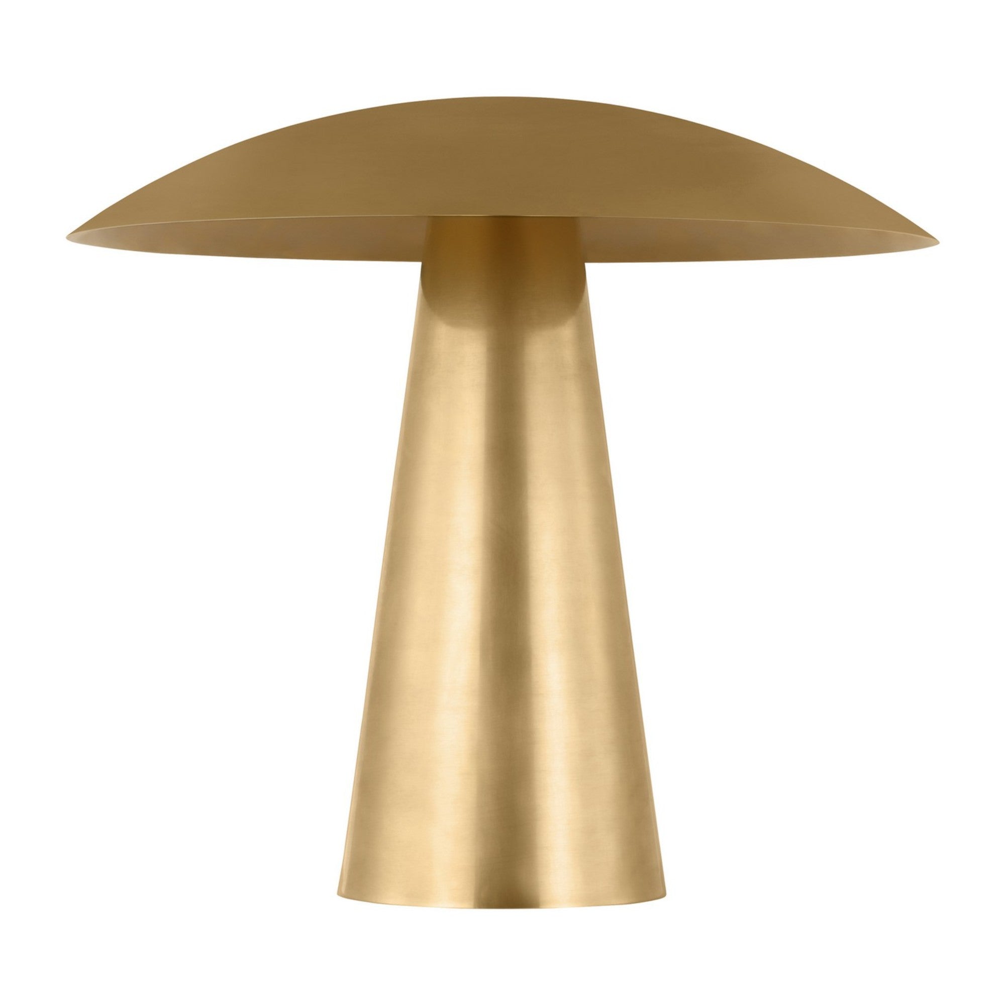 Aegis Medium Table Lamp, 120-240V, Natural Brass Finish - Bees Lighting