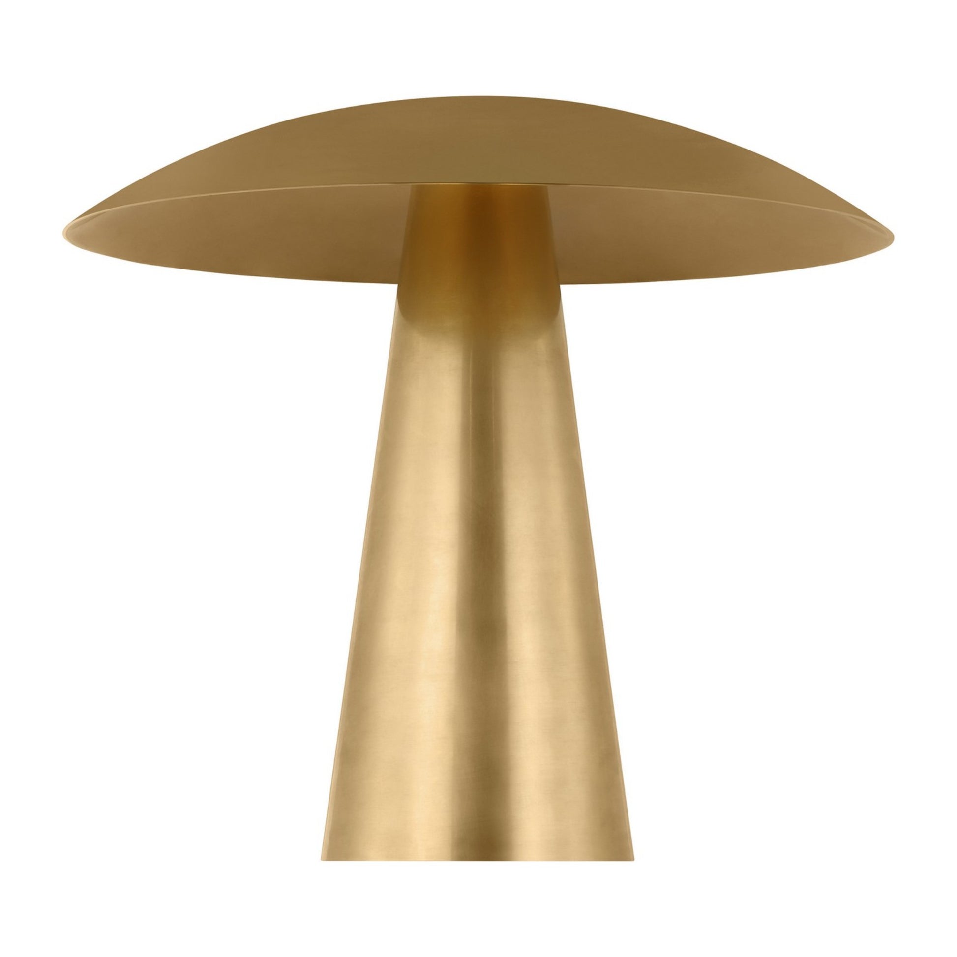 Aegis Medium Table Lamp, 120-240V, Natural Brass Finish - Bees Lighting