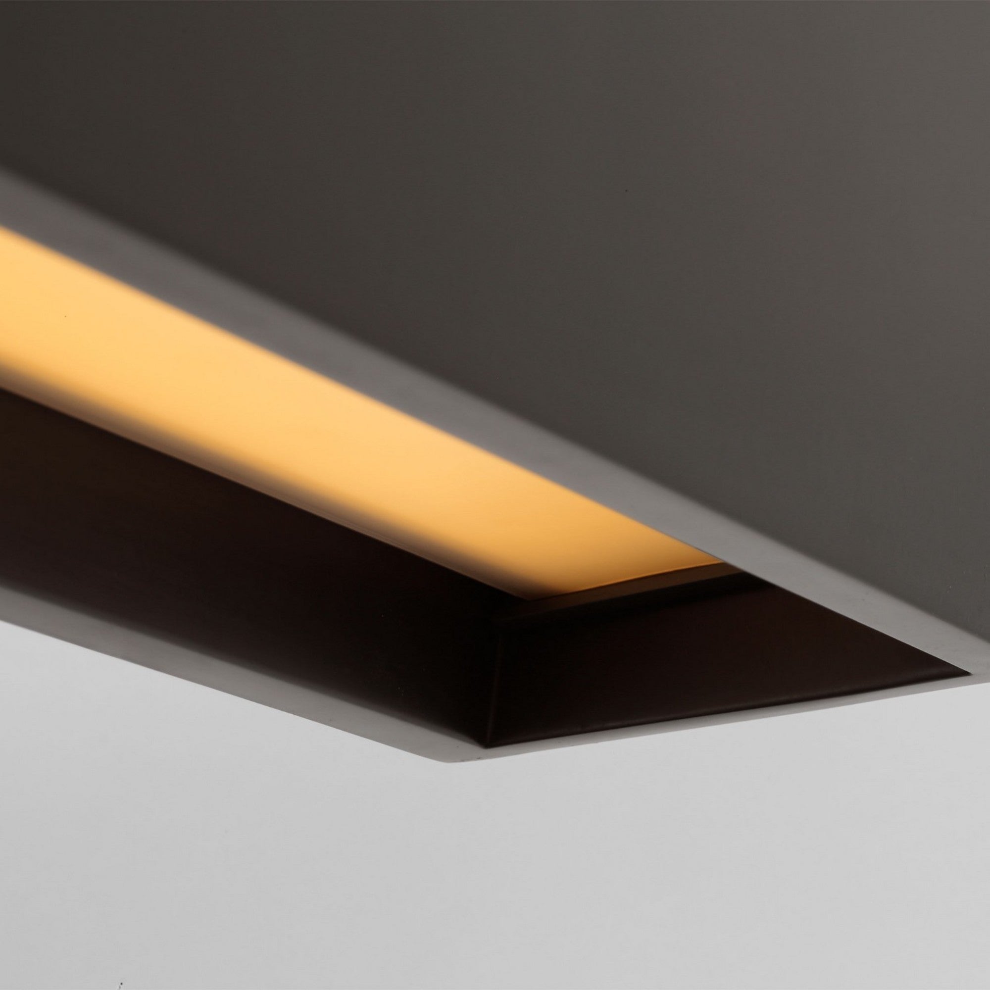 Pench 54" Large Tapered Linear Chandelier, Dark Bronze Finish - Bees Lighting