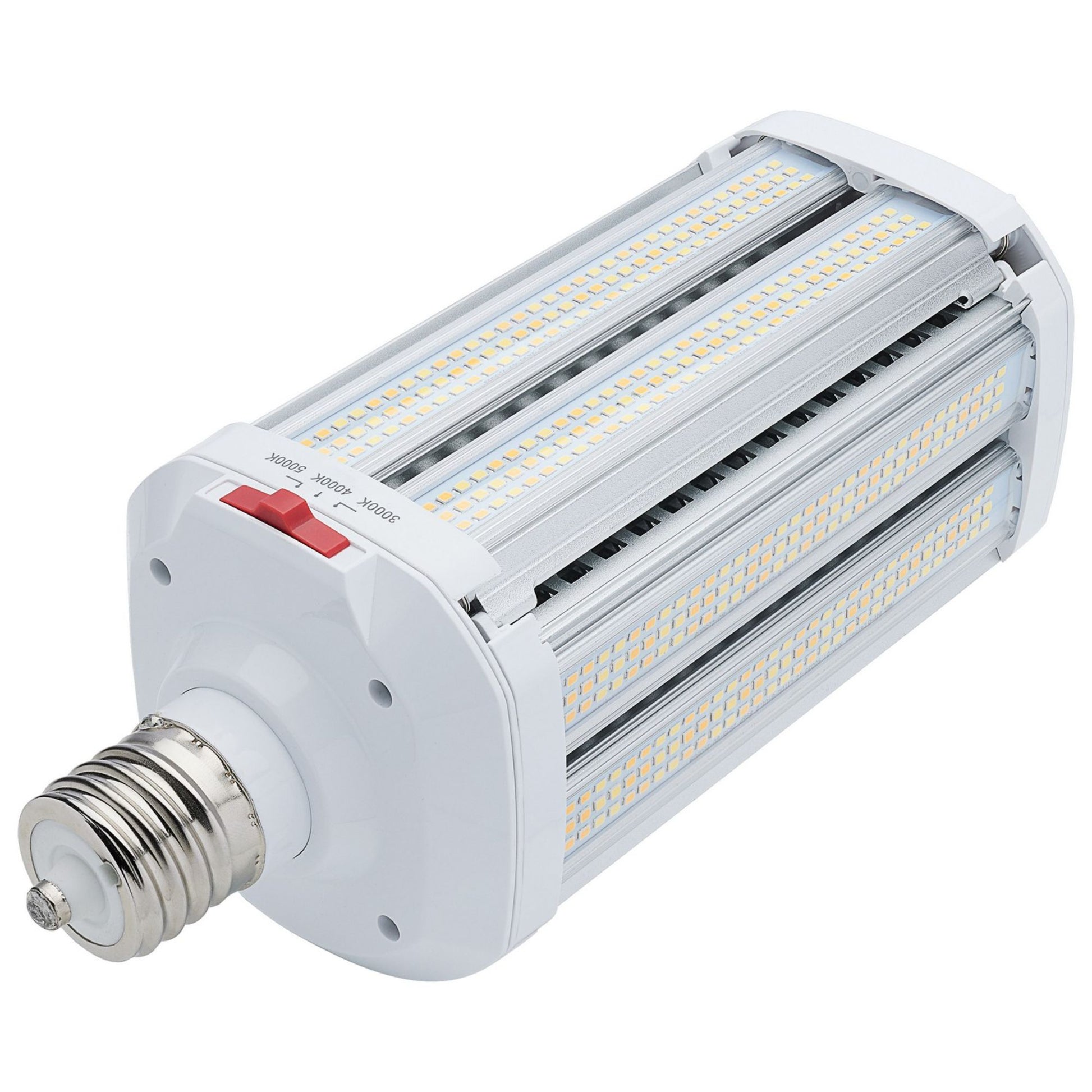 Expandable Hi-Pro Shoe Box LED Bulb, 90W|100W|110W, 15400lm, Selectable CCT, EX39 Mogul, 120-277V - Bees Lighting