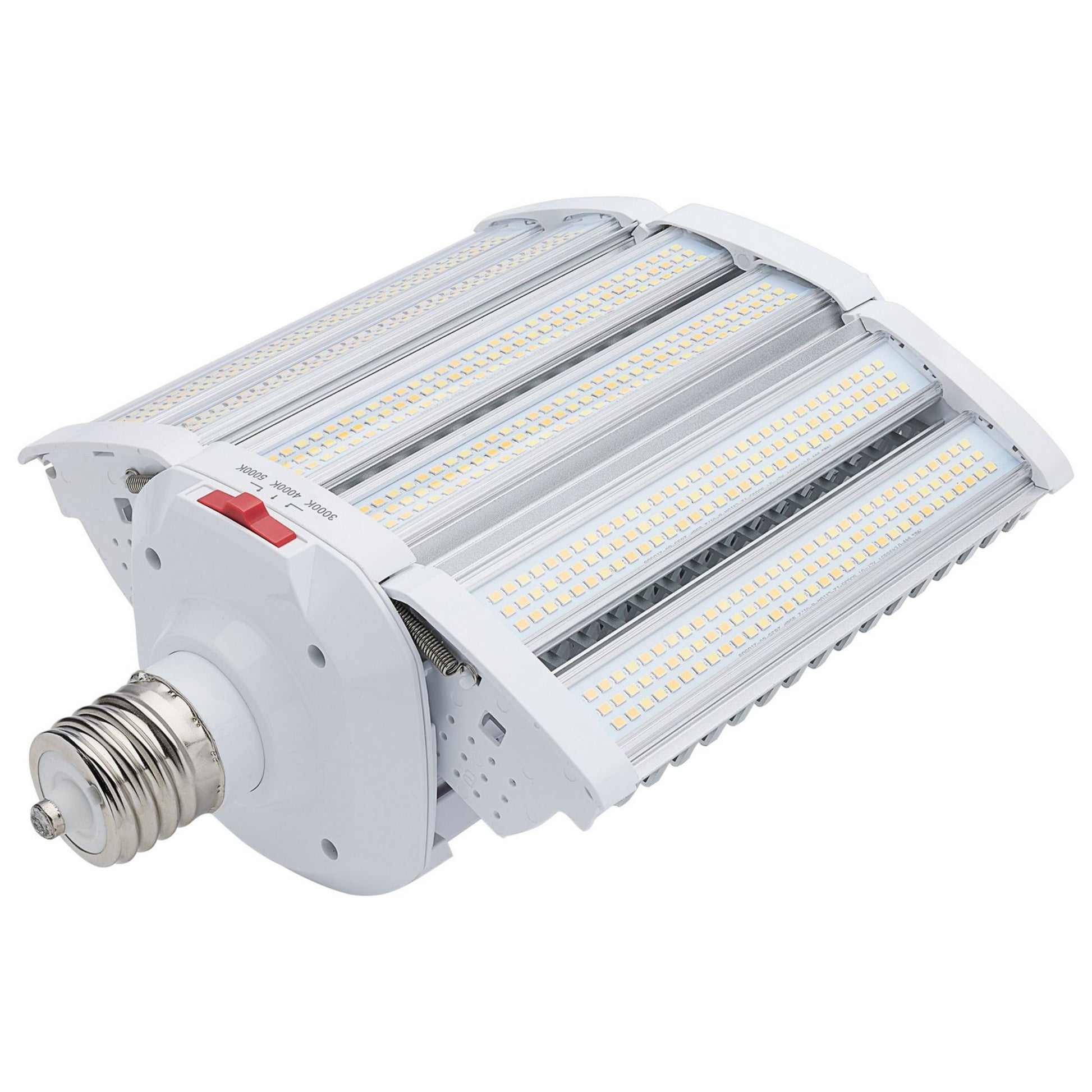 Expandable Hi-Pro Shoe Box LED Bulb, 90W|100W|110W, 15400lm, Selectable CCT, EX39 Mogul, 120-277V - Bees Lighting