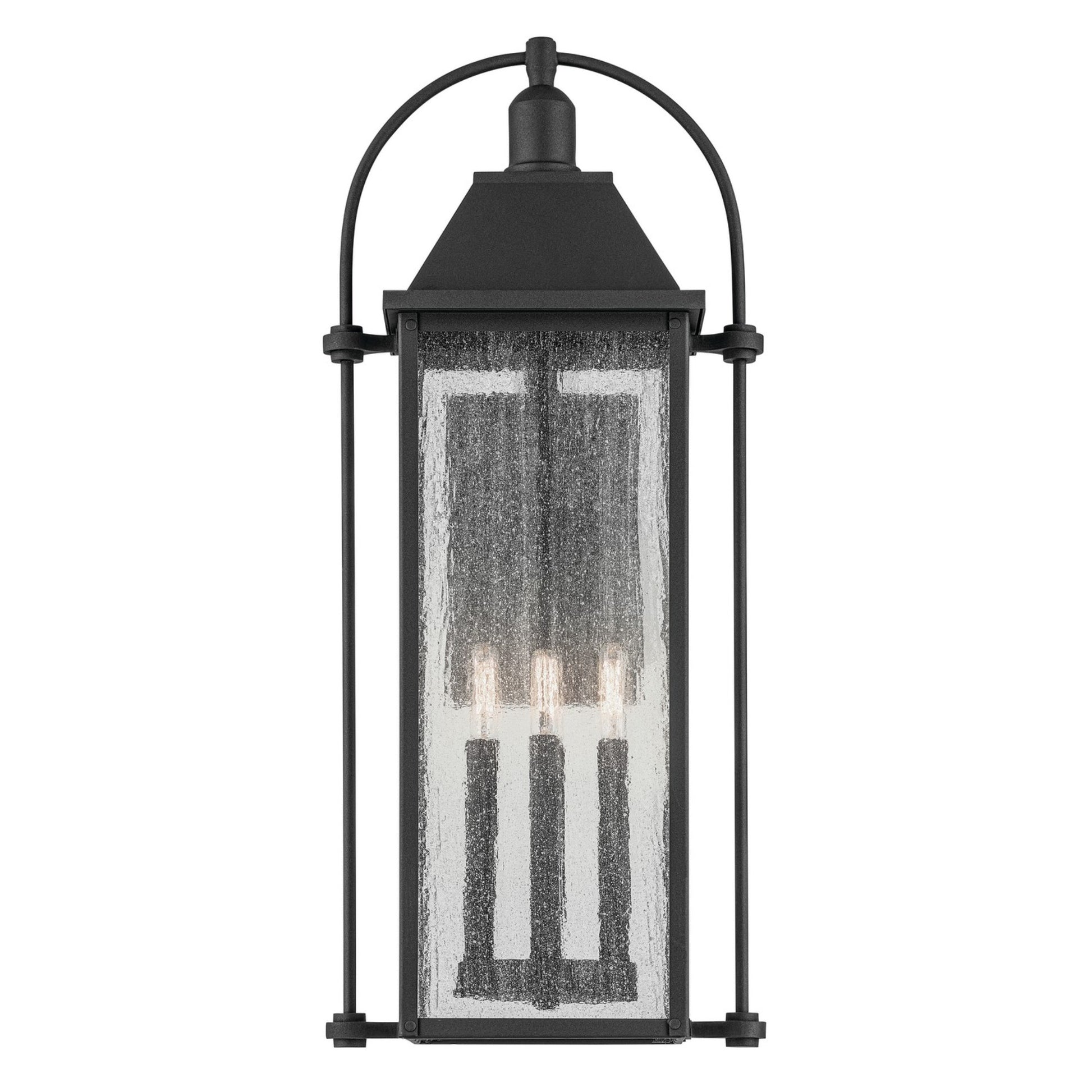 Harbor Row 29" 4-Light Outdoor Wall Light, Textured Black Finish - Bees Lighting