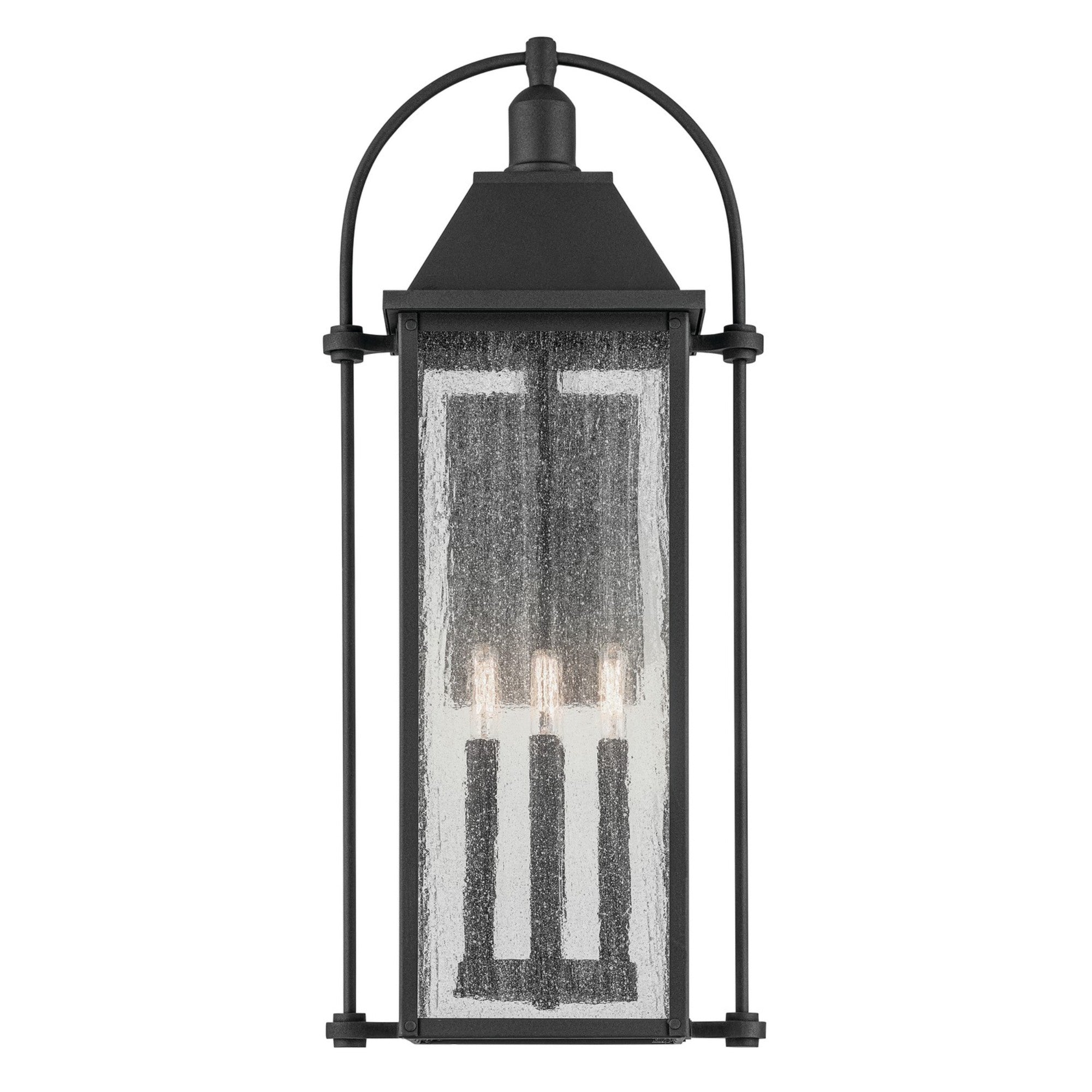 Harbor Row 29" 4-Light Outdoor Wall Light, Textured Black Finish - Bees Lighting