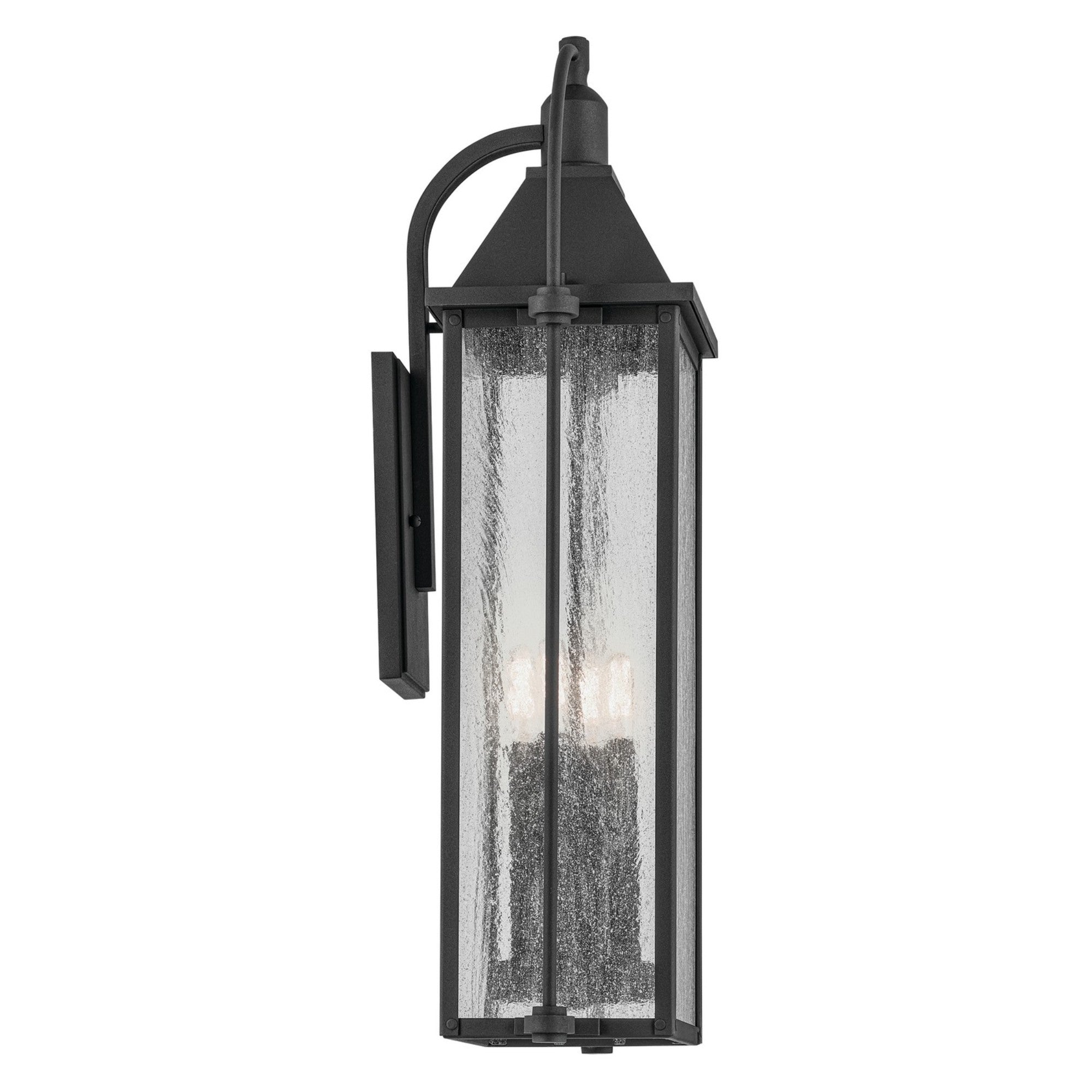 Harbor Row 29" 4-Light Outdoor Wall Light, Textured Black Finish - Bees Lighting