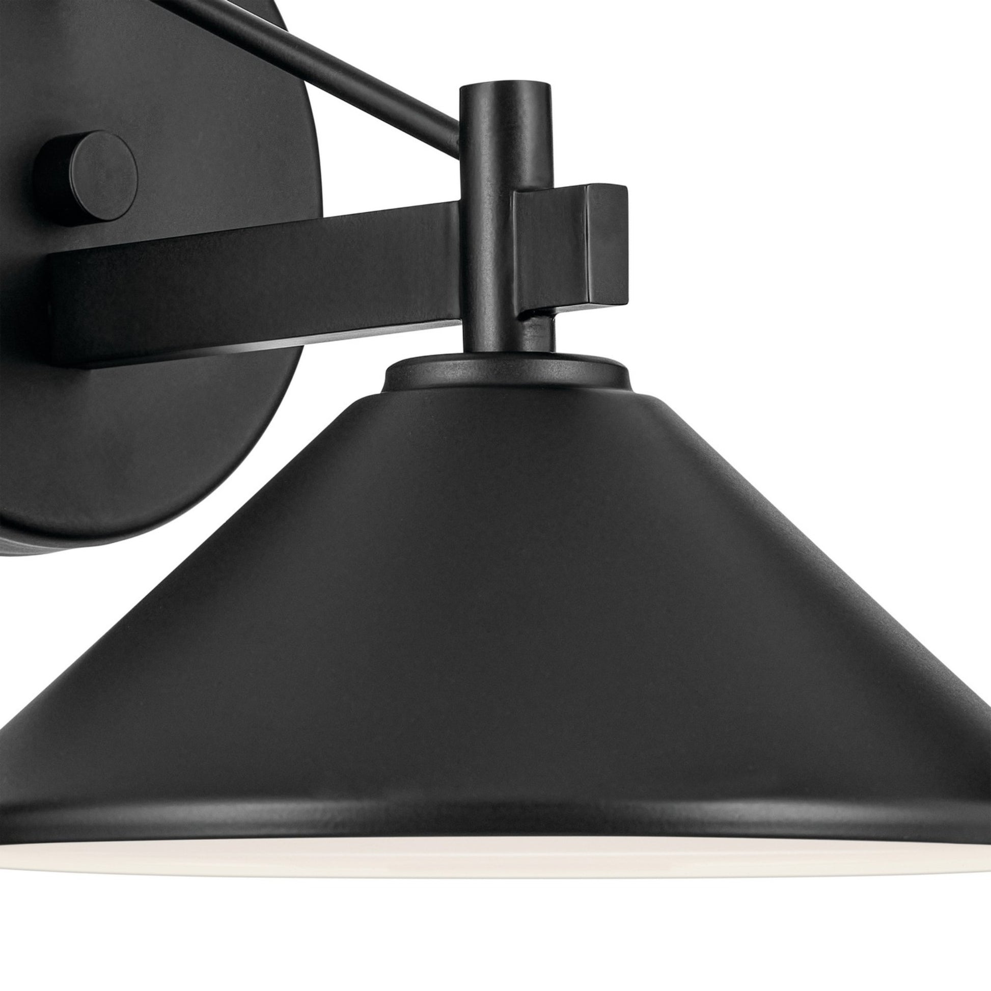 Ripley 8" Outdoor Wall Light, Black Finish - Bees Lighting