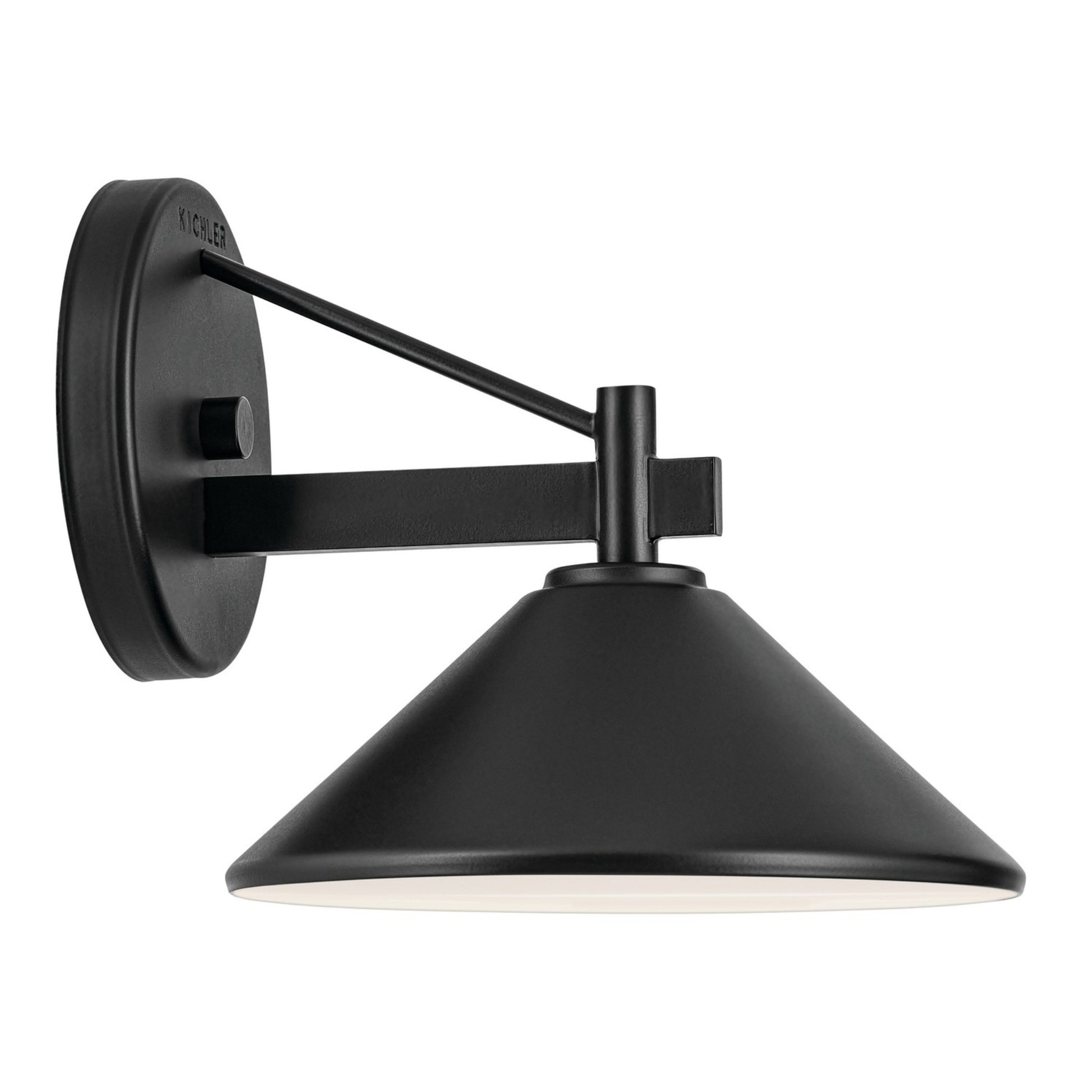 Ripley 8" Outdoor Wall Light, Black Finish - Bees Lighting