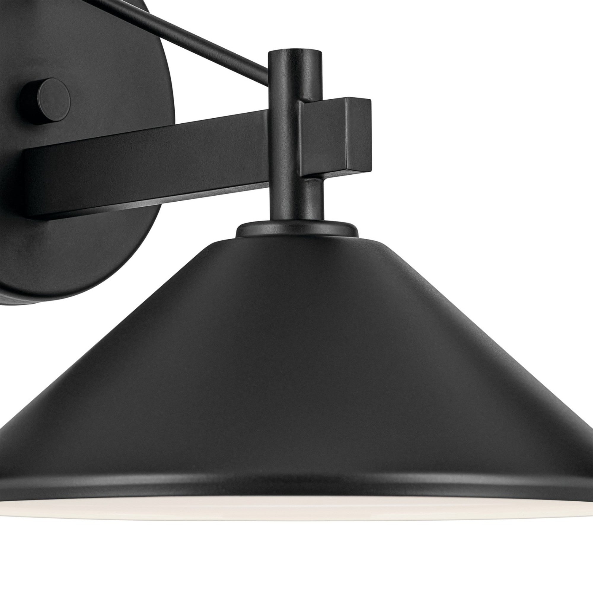 Ripley 10" Outdoor Wall Light, Black Finish - Bees Lighting