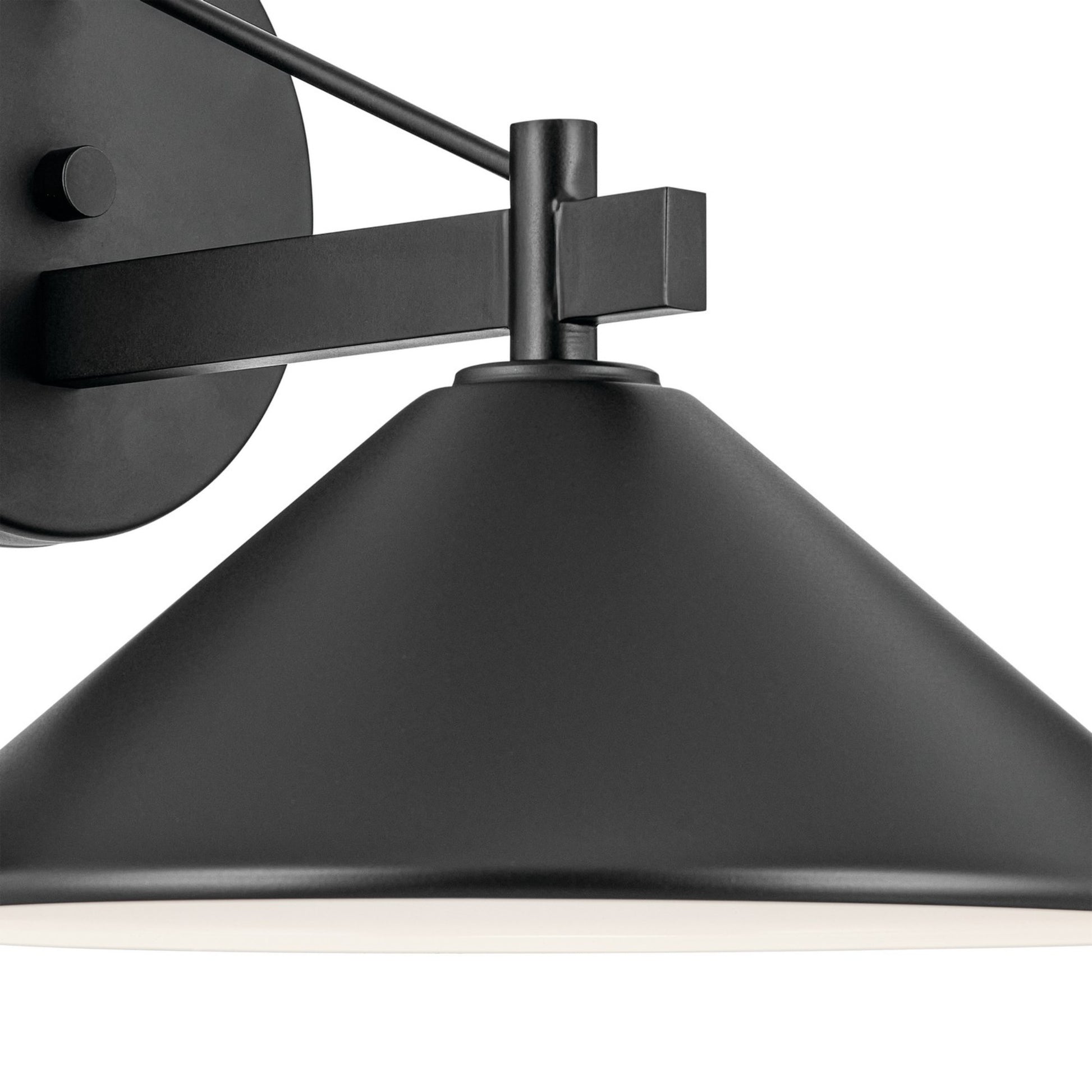 Ripley 12" Outdoor Wall Light, Black Finish - Bees Lighting