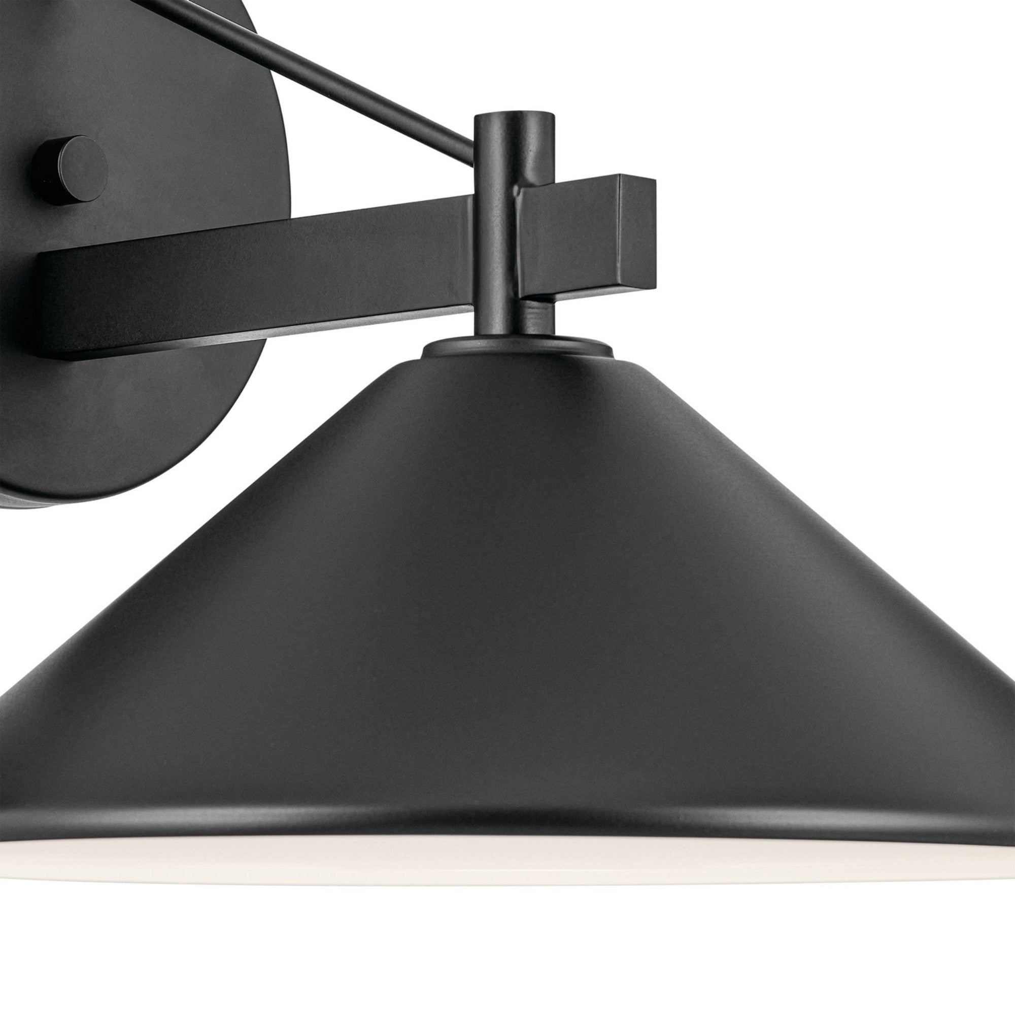 Ripley 12" Outdoor Wall Light, Black Finish - Bees Lighting