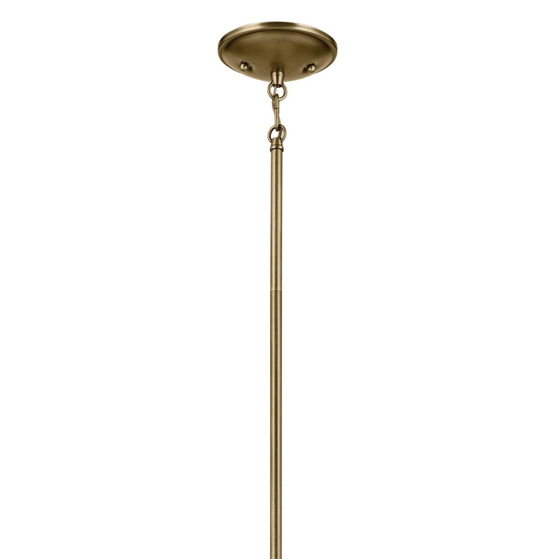 Shailene 27" 9-Light Chandelier, Natural Brass Finish, Etched Glass - Bees Lighting