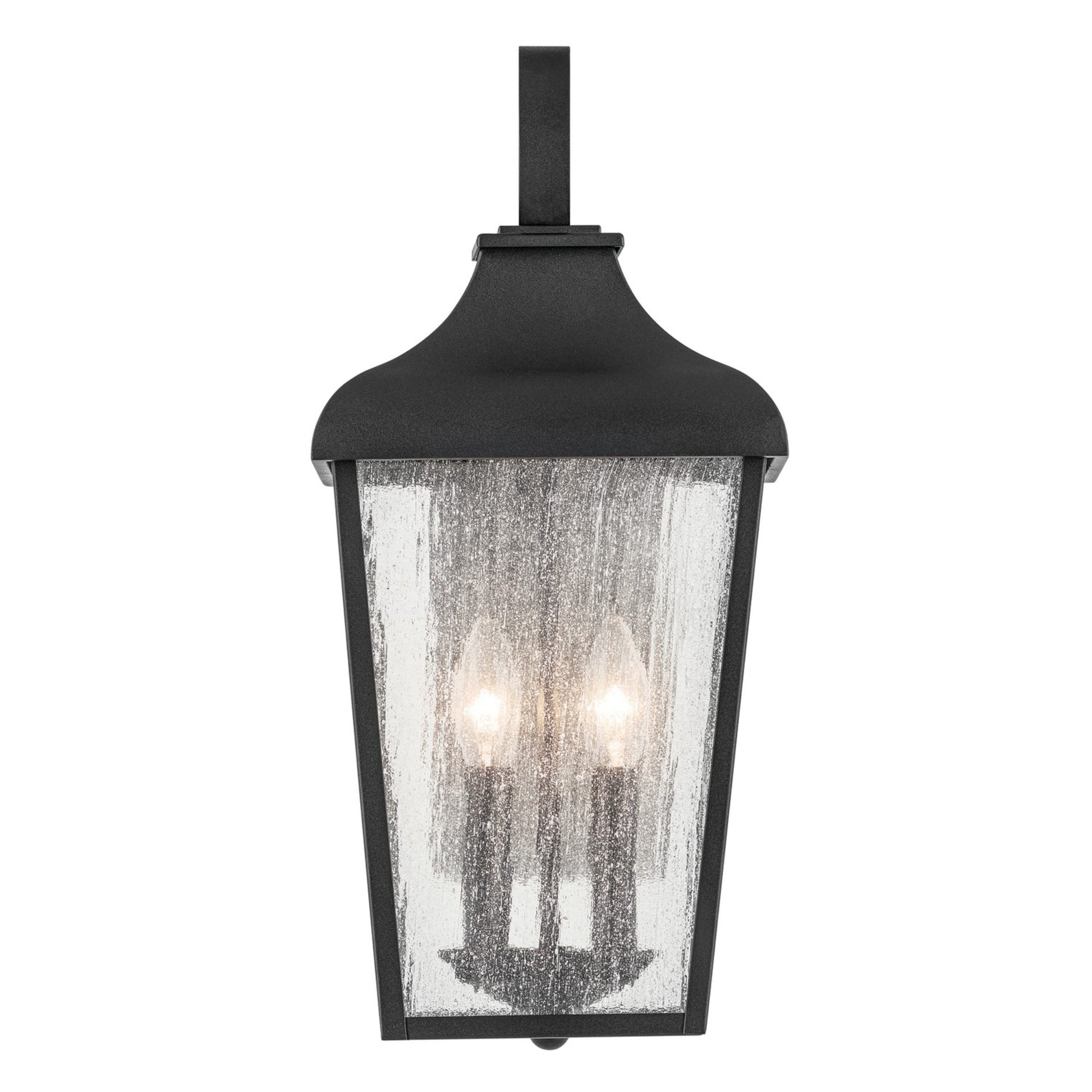 Forestdale 19" 2-Light Outdoor Wall Light, Textured Black Finish - Bees Lighting