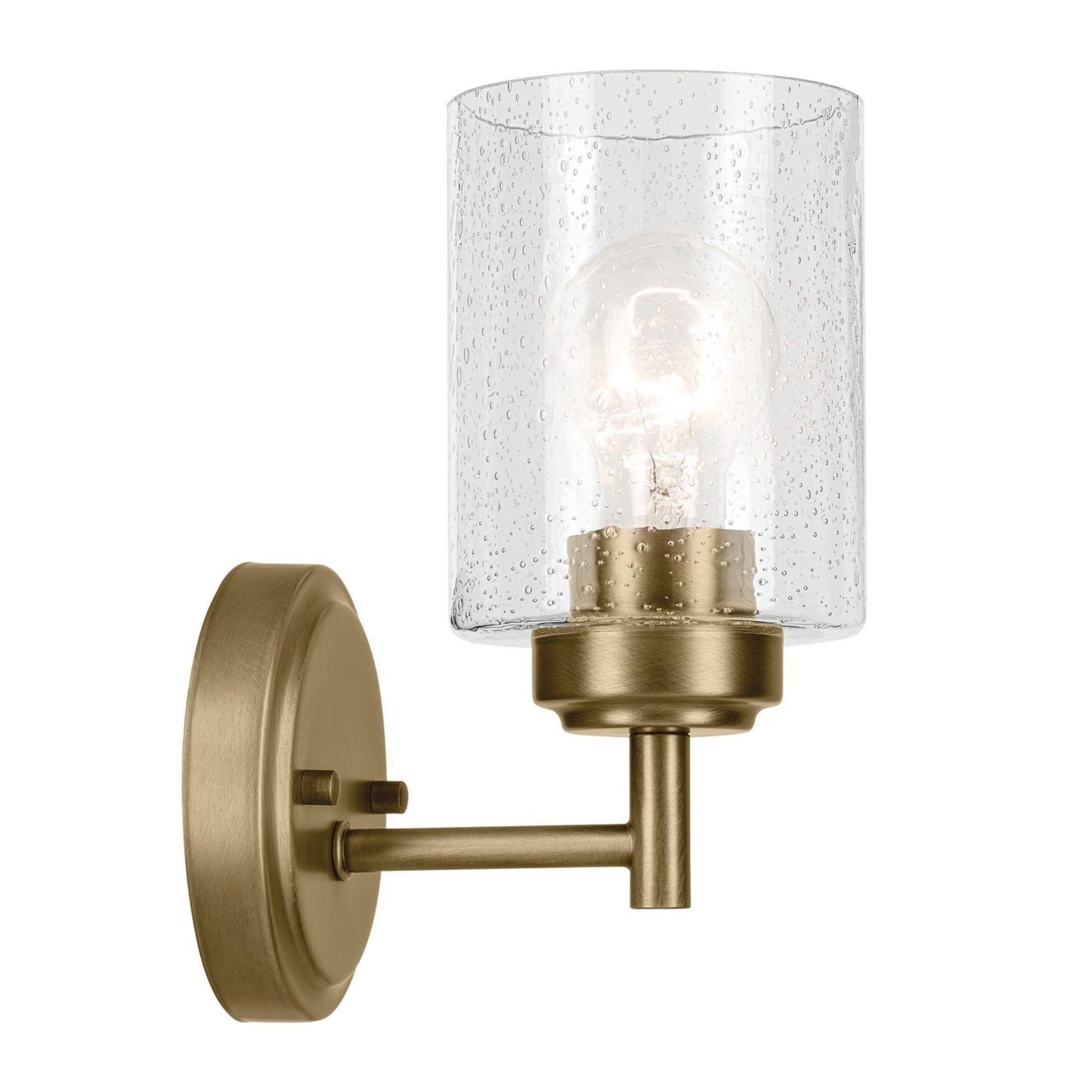Winslow 5" Wall Sconce, Natural Brass Finish - Bees Lighting