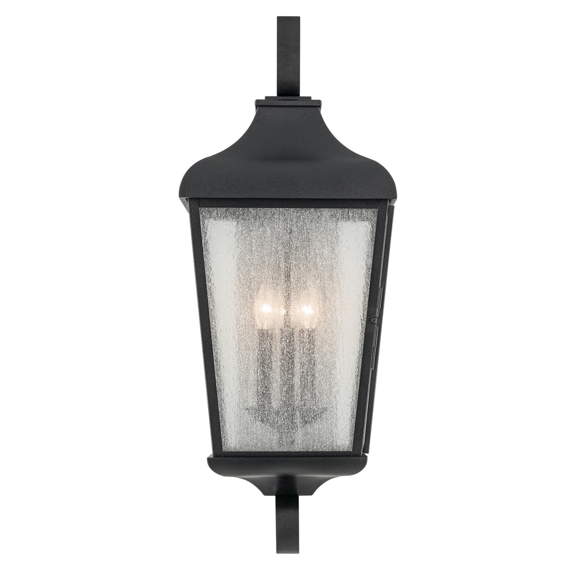 Forestdale 31" 3-Light Outdoor Wall Light, Textured Black Finish - Bees Lighting