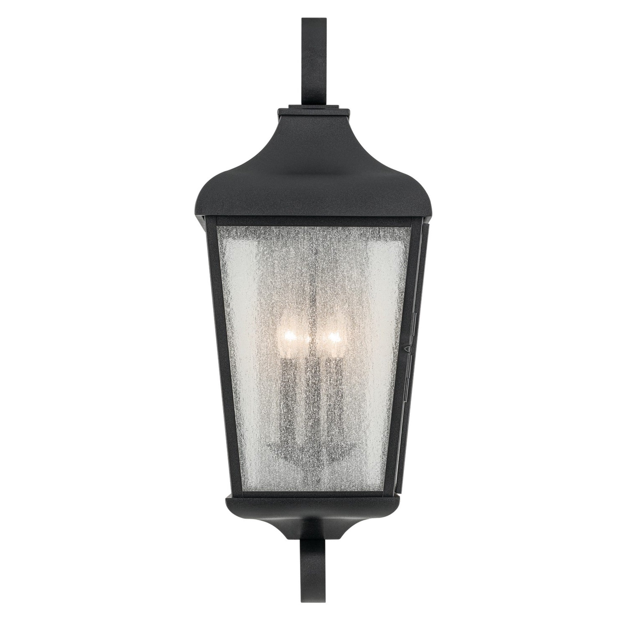 Forestdale 31" 3-Light Outdoor Wall Light, Textured Black Finish - Bees Lighting