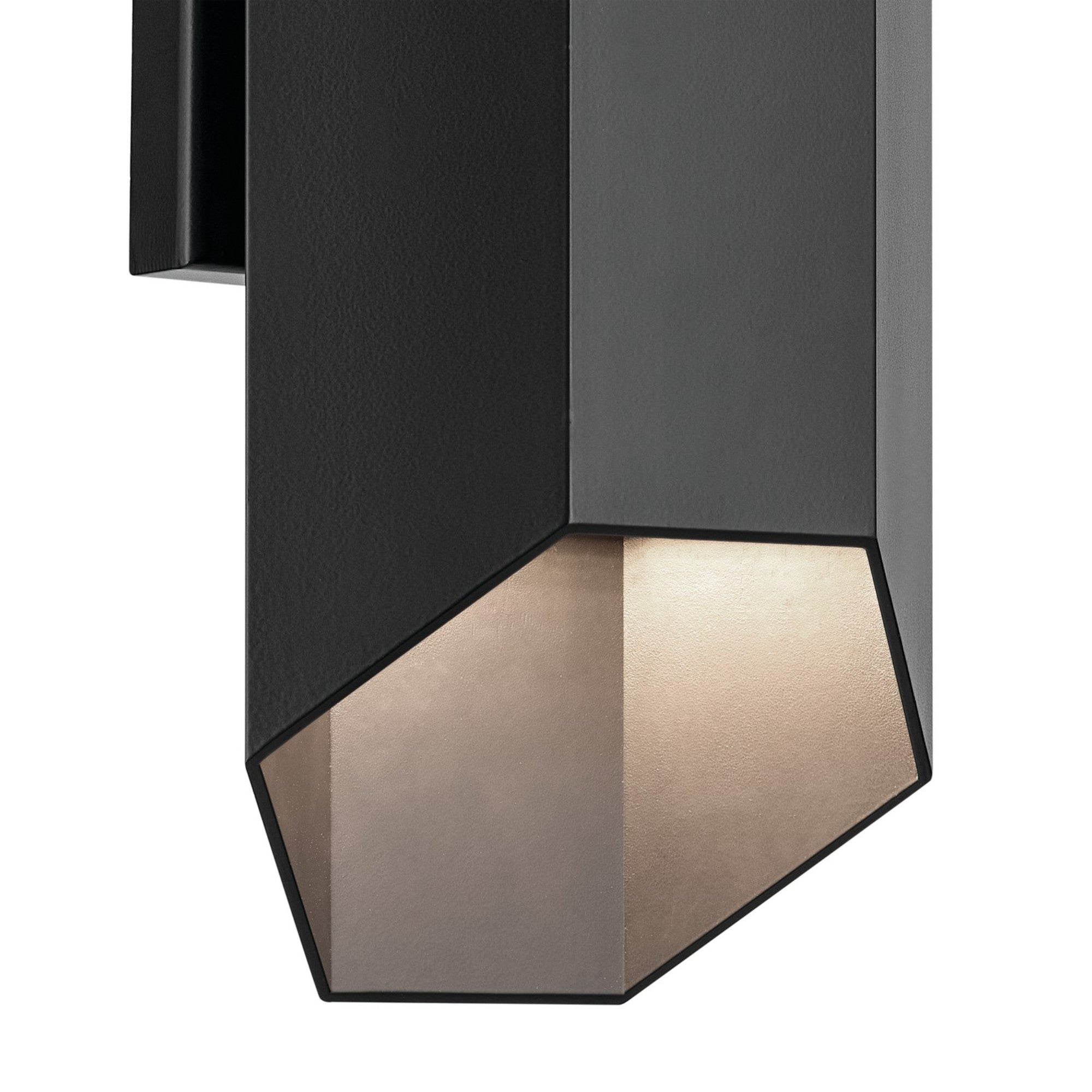 LED Outdoor Wall Light, Up/Down Light, 8W, 650lm, 3000K, 120V, Black - Bees Lighting