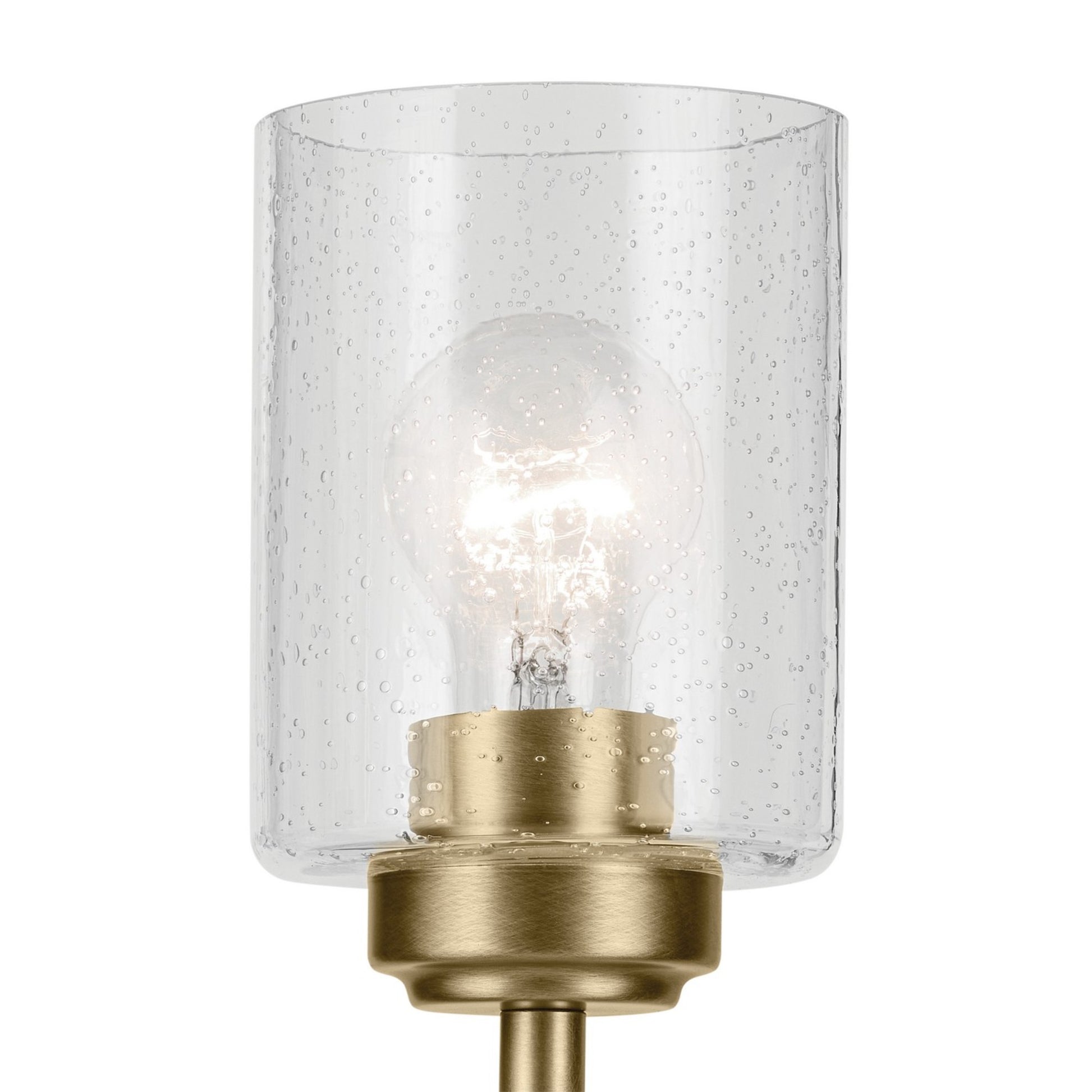 Winslow 18" 3-Light Mini Chandelier, Natural Brass Finish - Bees Lighting